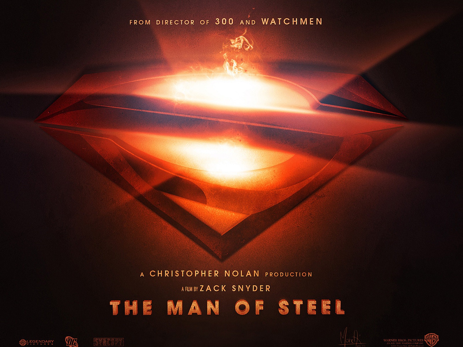 スーパーマン：鋼鉄のHDの壁紙の男 #11 - 1600x1200