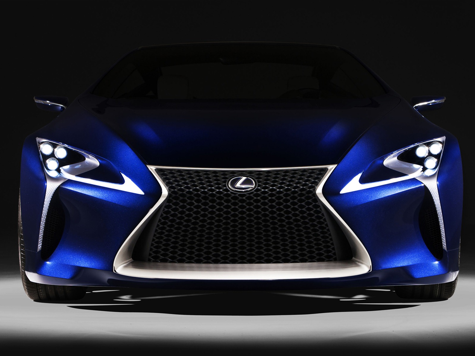 2012 Lexus LF-LC Blue concept 雷克薩斯 藍色概念車 高清壁紙 #10 - 1600x1200