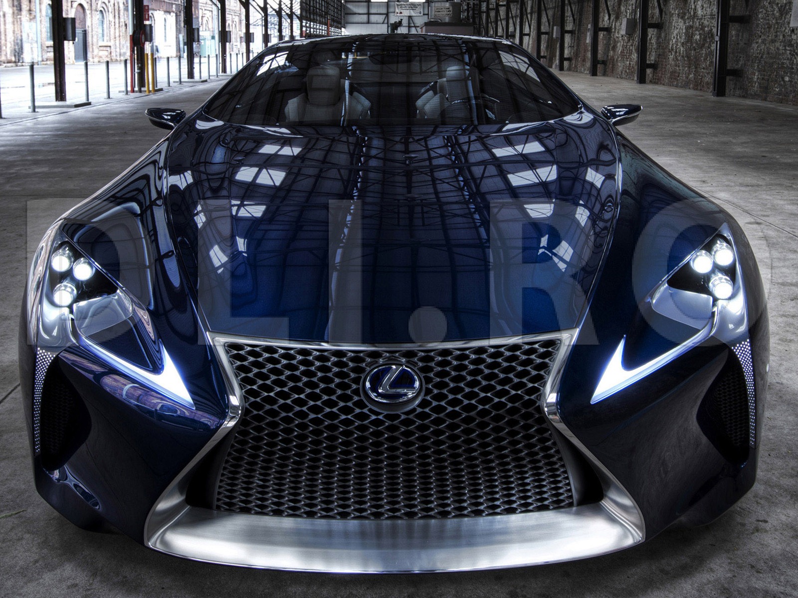 2012 Lexus LF-LC azul concepto HD fondos de pantalla #15 - 1600x1200