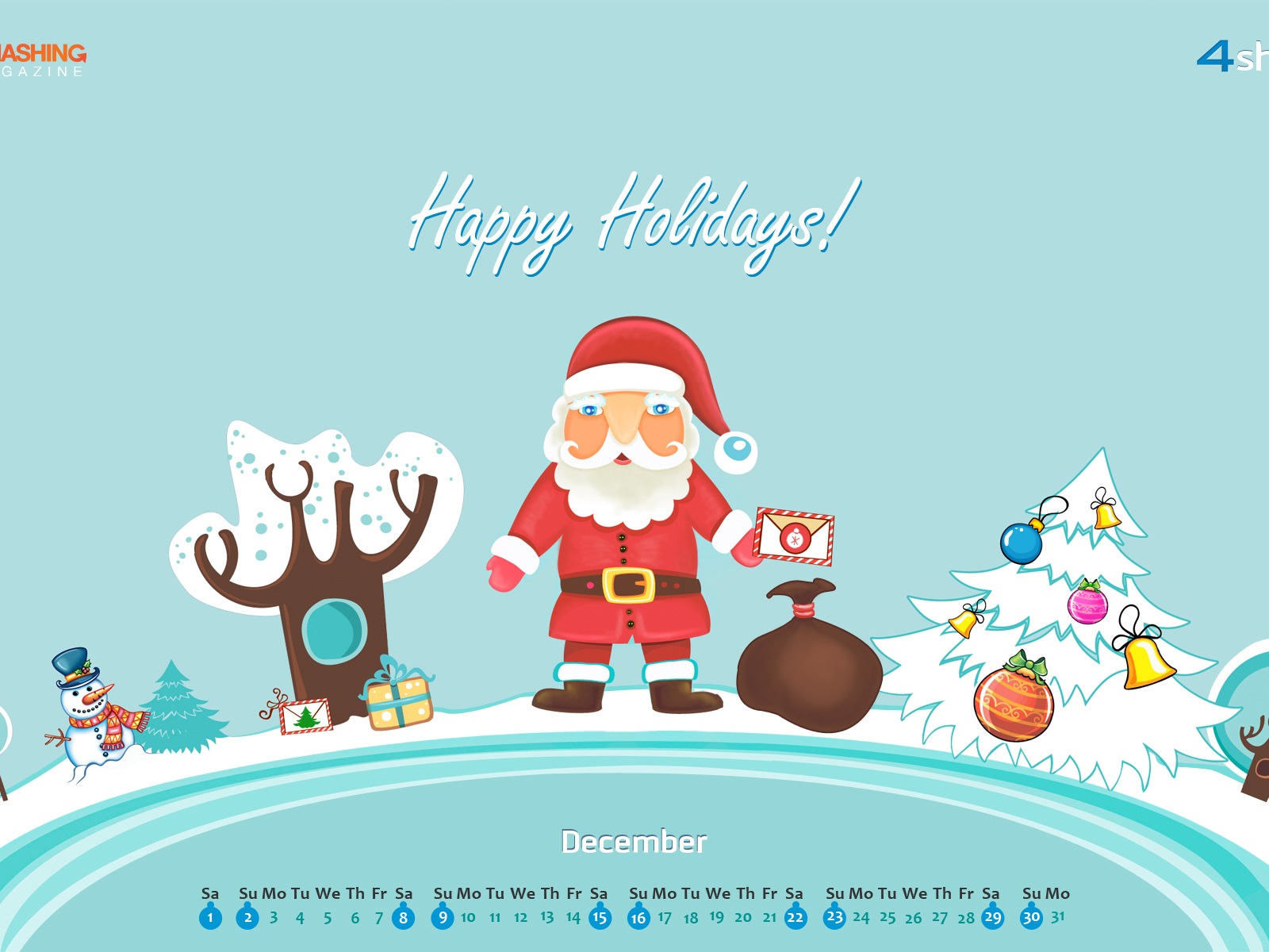 Dezember 2012 Kalender Wallpaper (1) #9 - 1600x1200