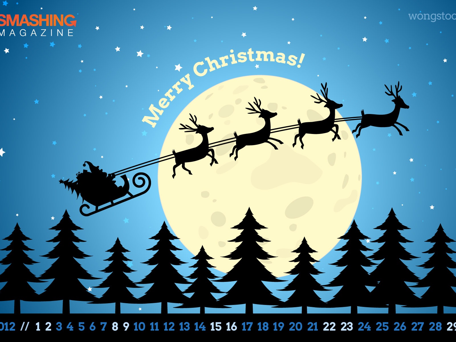 Dezember 2012 Kalender Wallpaper (2) #1 - 1600x1200