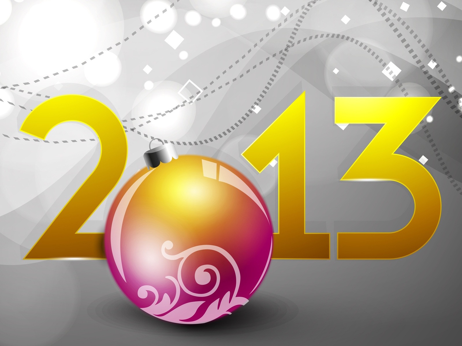 2013 Šťastný Nový Rok HD Tapety na plochu #4 - 1600x1200