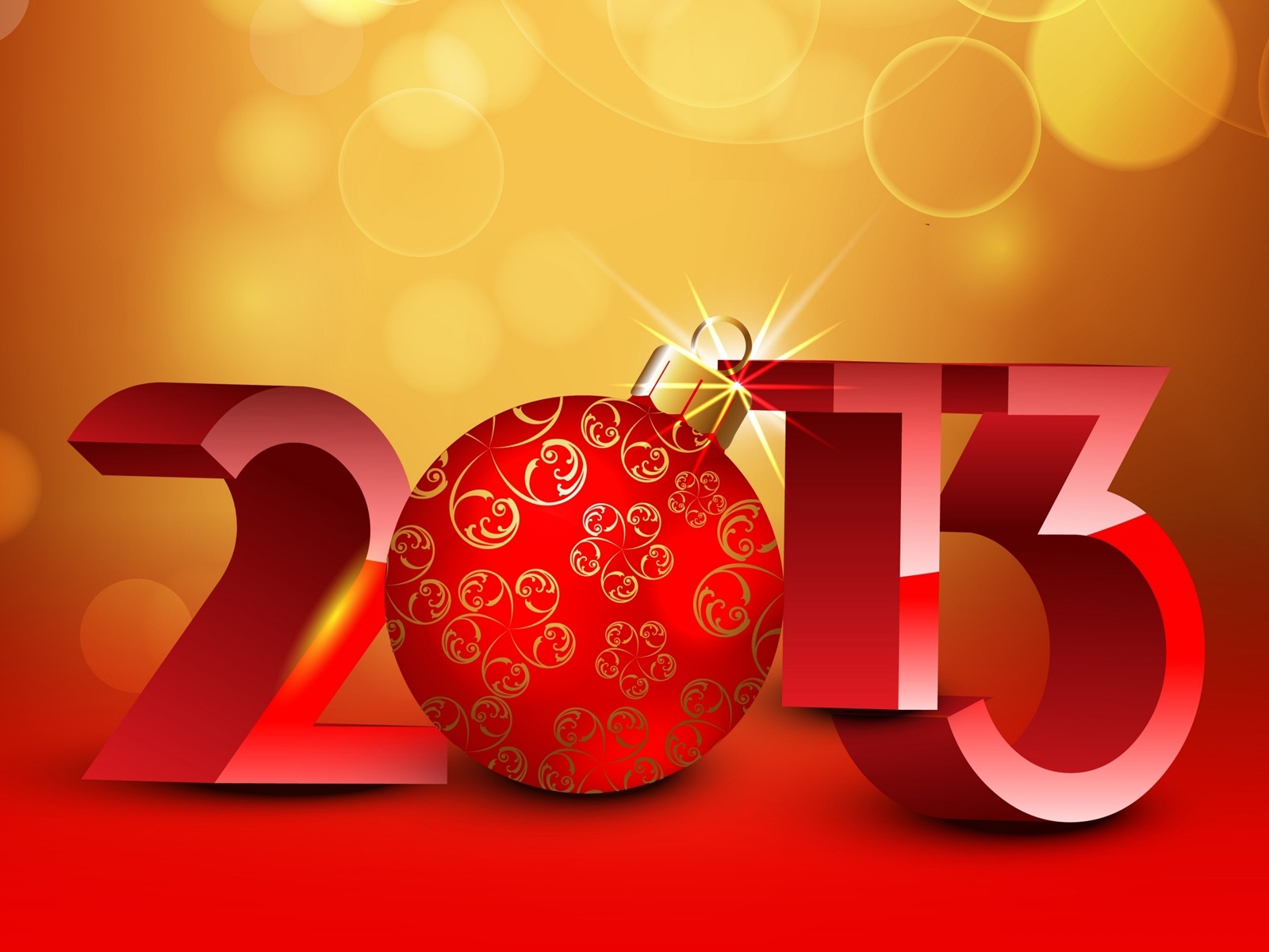 2013 Šťastný Nový Rok HD Tapety na plochu #16 - 1600x1200