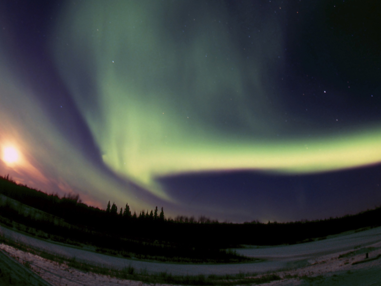 Přírodní divy Northern Lights HD Wallpaper (2) #11 - 1600x1200