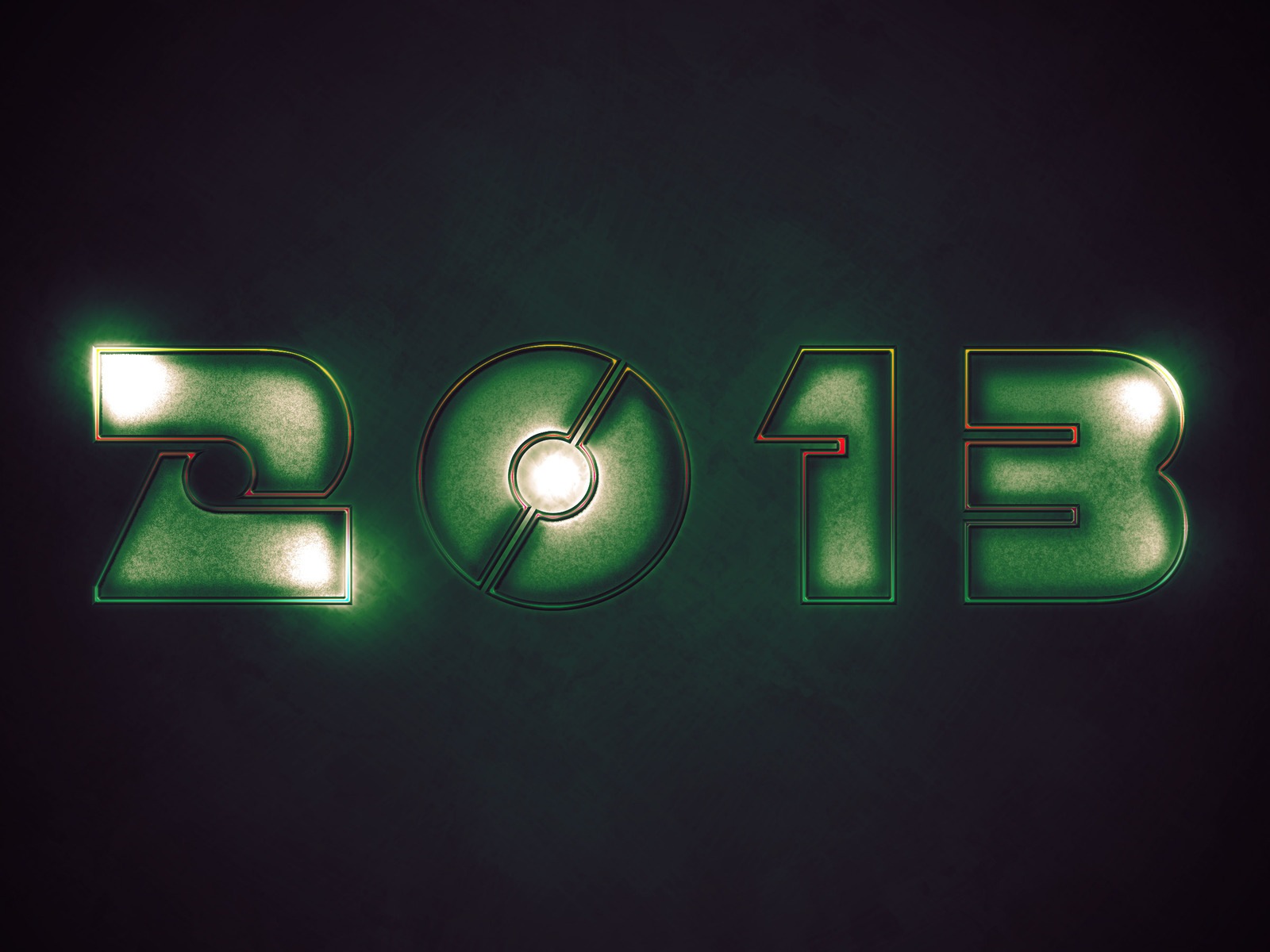 2013 New Year theme creative wallpaper(1) #10 - 1600x1200