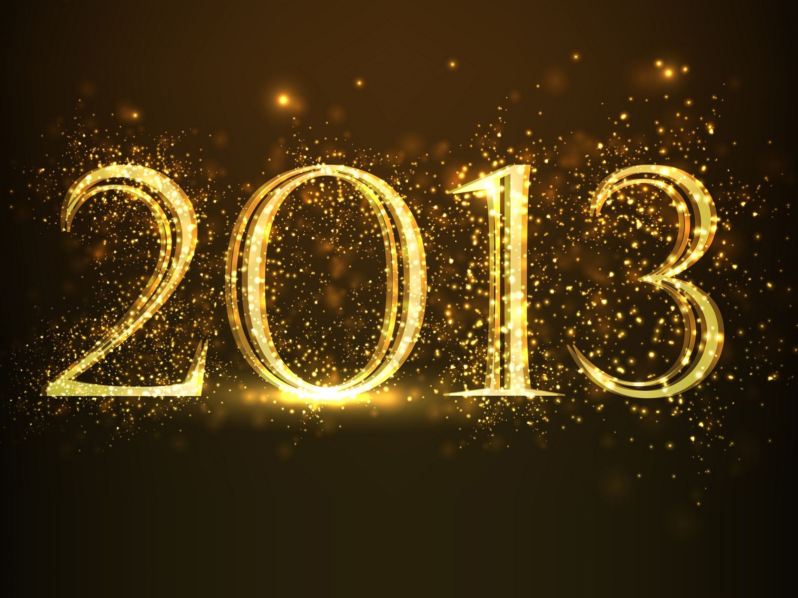 2013 New Year theme creative wallpaper(2) #1 - 1600x1200