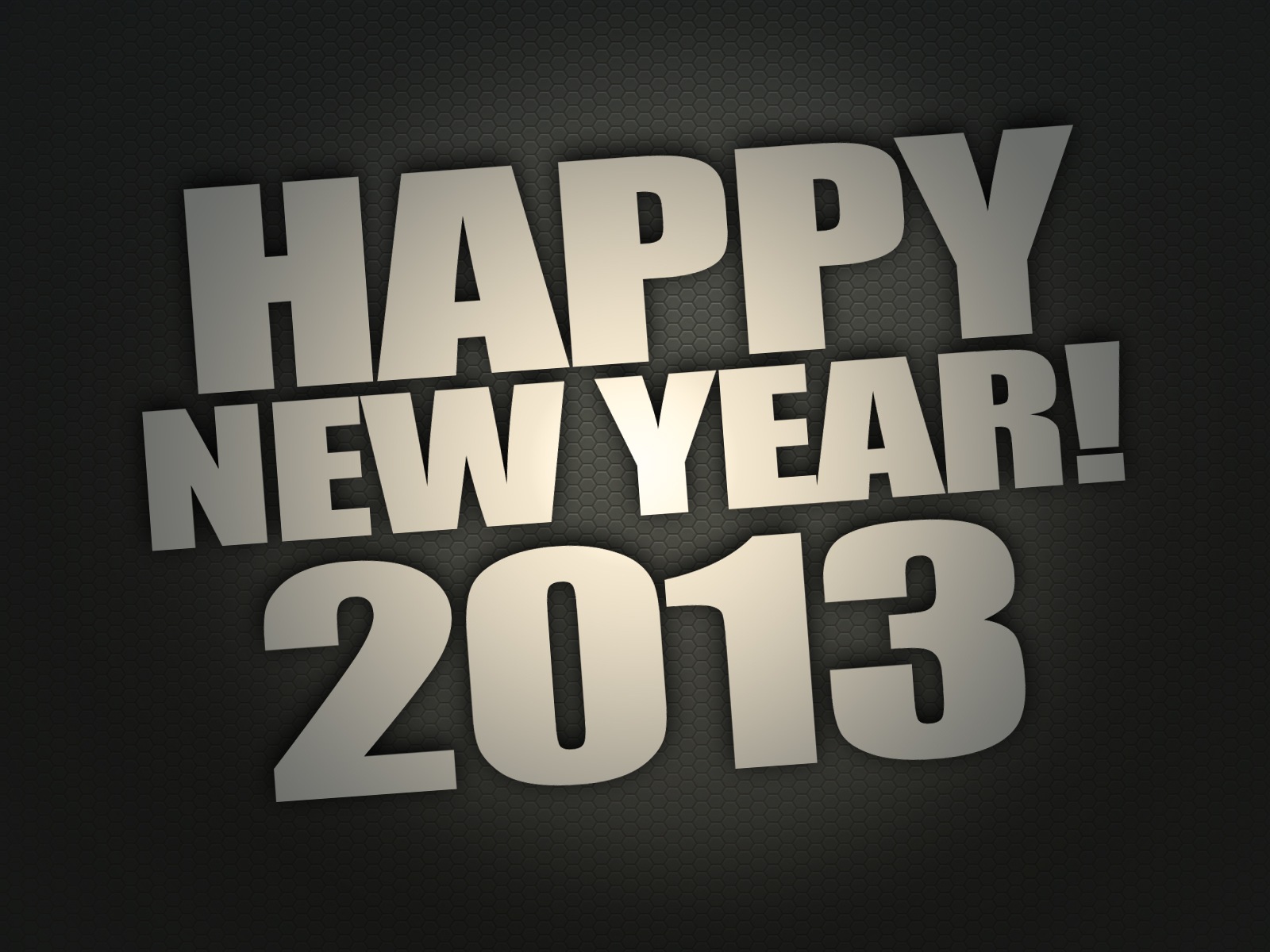 2013 New Year theme creative wallpaper(2) #2 - 1600x1200