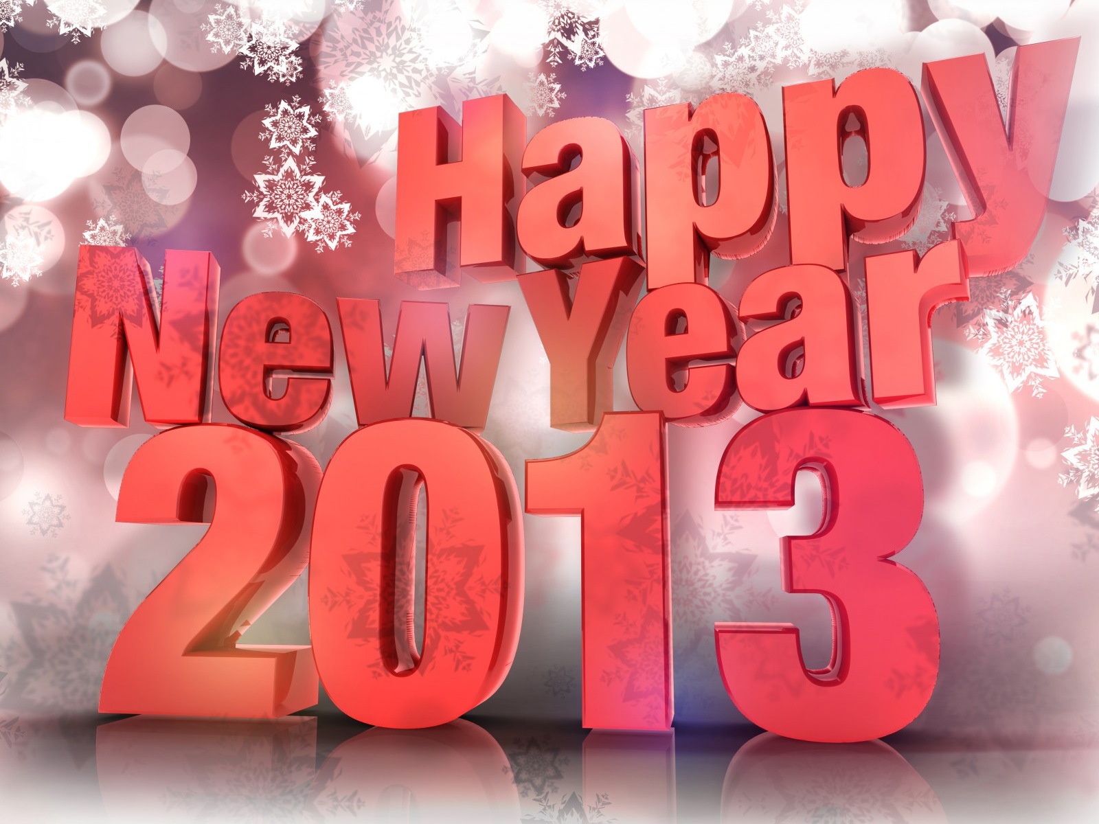 2013 New Year theme creative wallpaper(2) #5 - 1600x1200