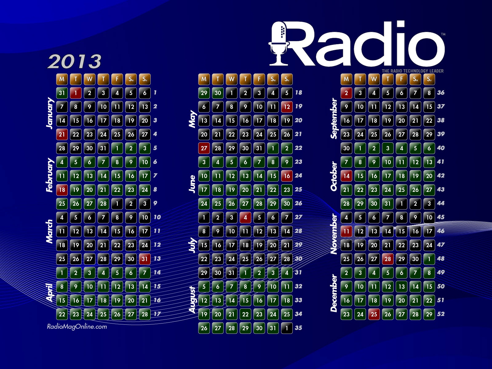 2013年1月 月曆壁紙(一) #6 - 1600x1200