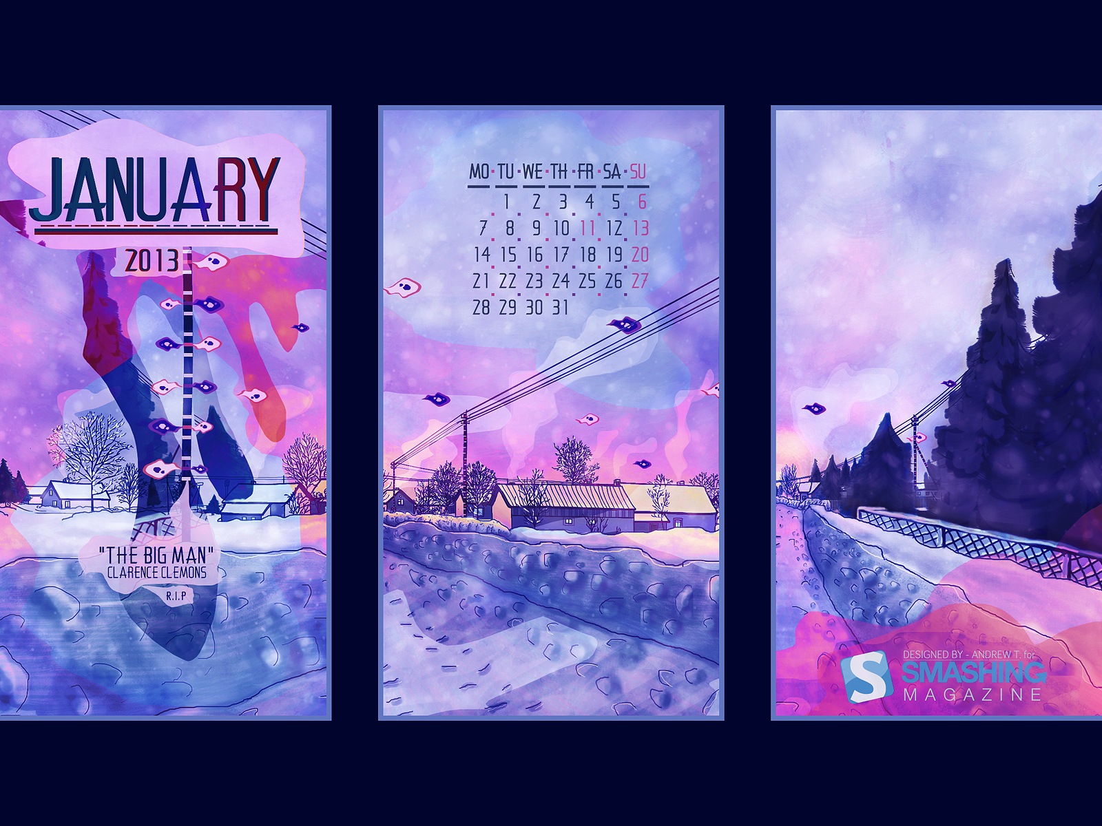 2013年1月 月曆壁紙(二) #6 - 1600x1200