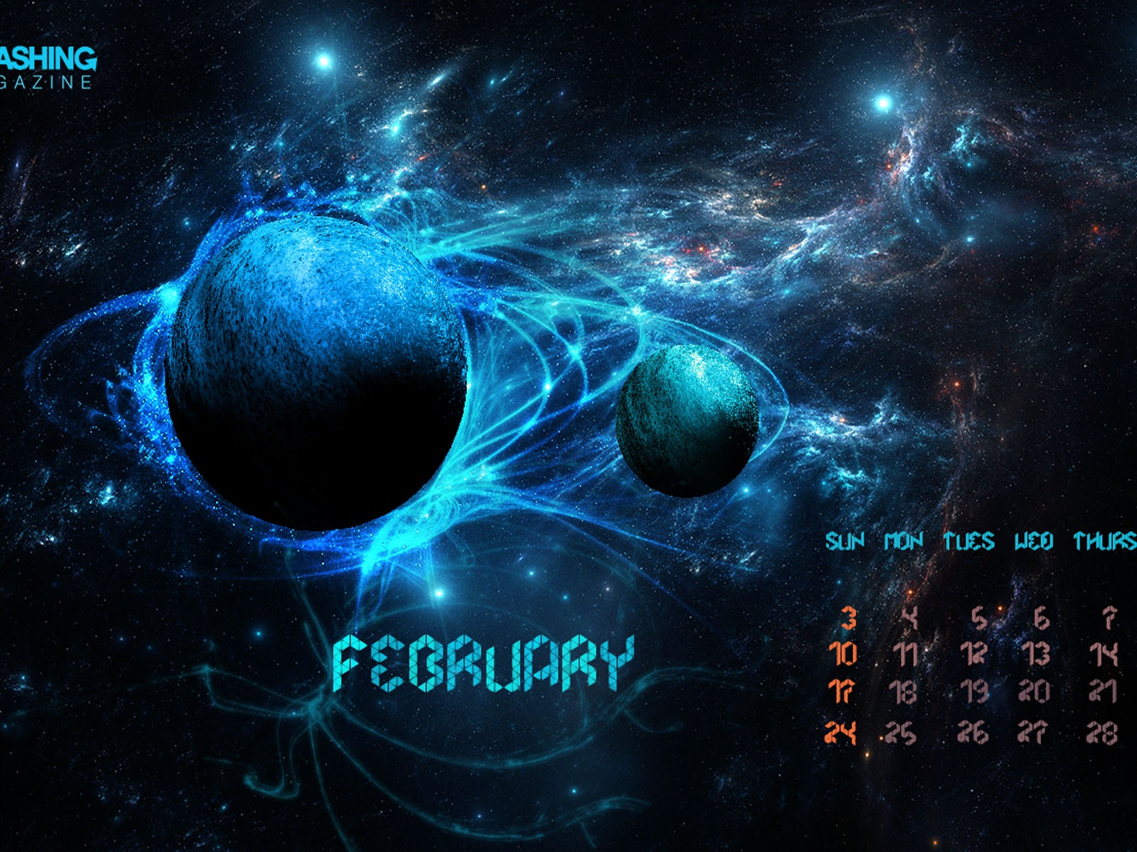 February 2013 Calendar wallpaper (1) #17 - 1600x1200
