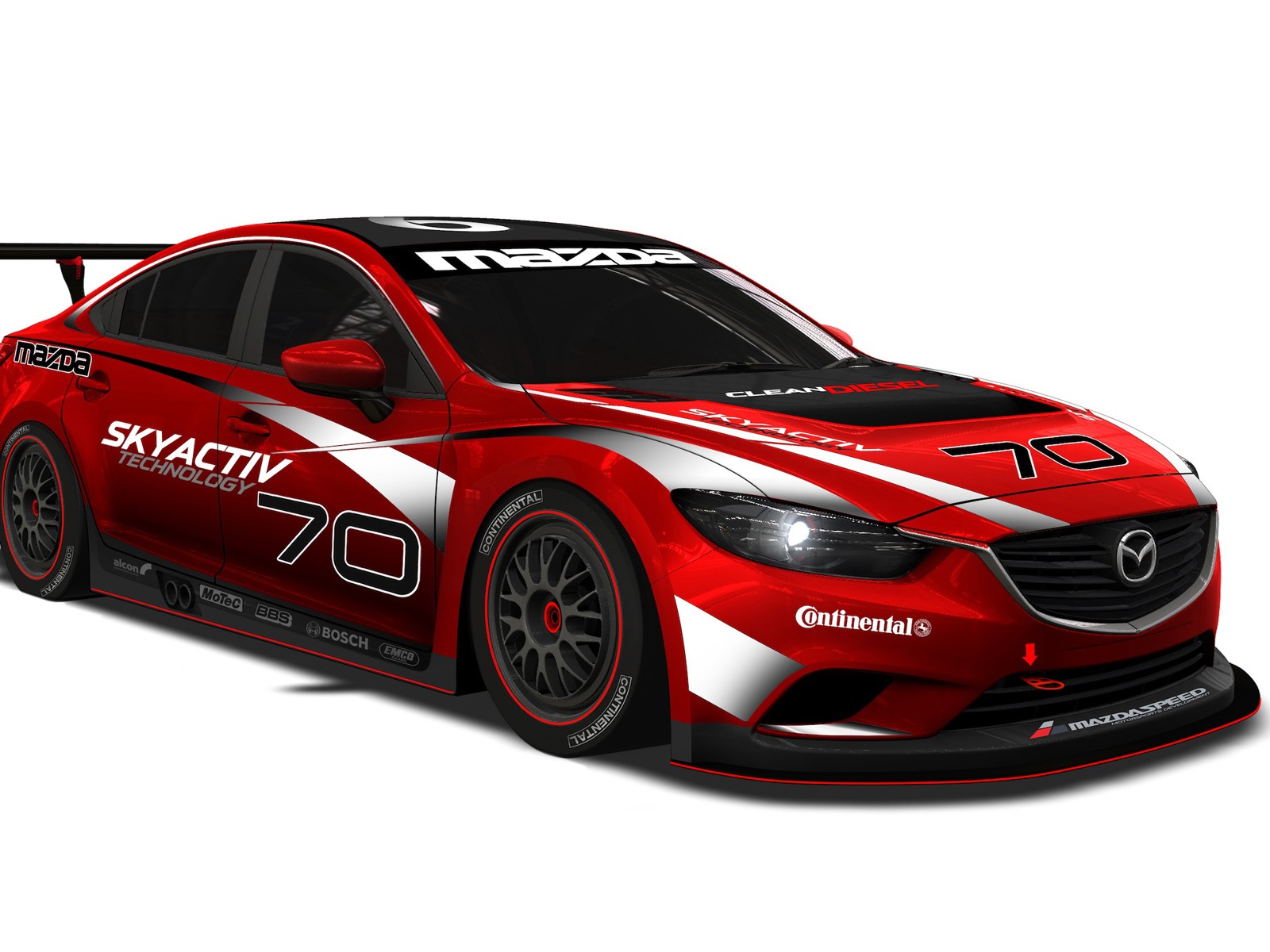 2013 Mazda 6 Skyactiv-D race car 马自达 高清壁纸10 - 1600x1200
