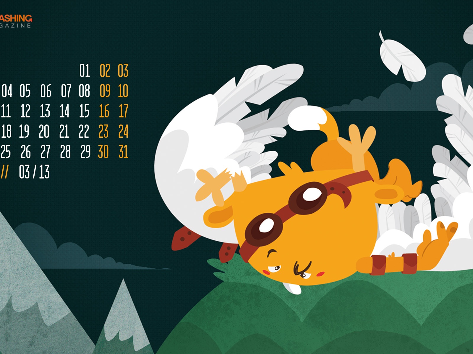 2013年3月 月曆壁紙(二) #7 - 1600x1200