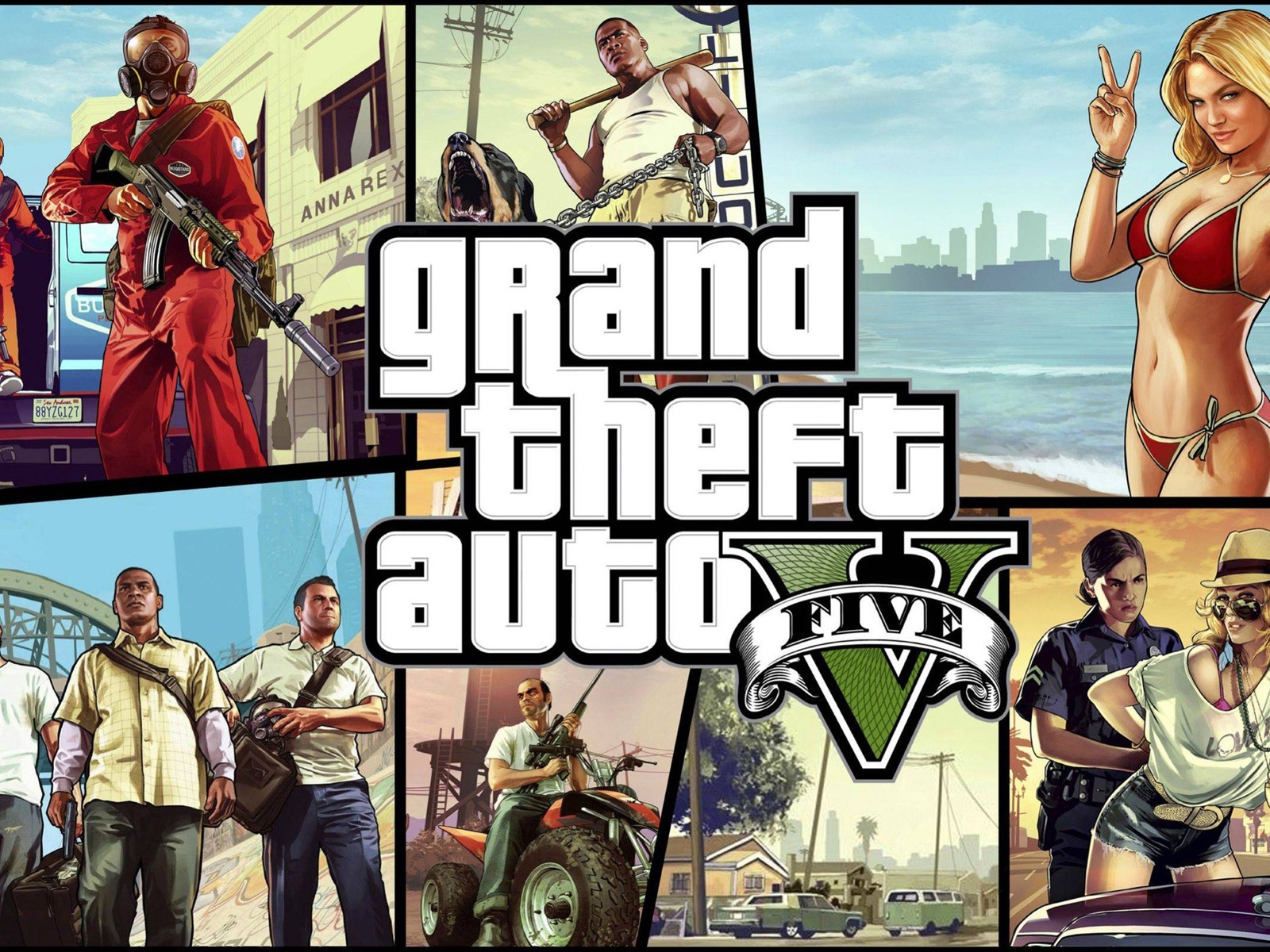 Grand Theft Auto V 俠盜獵車手5 高清遊戲壁紙 #8 - 1600x1200