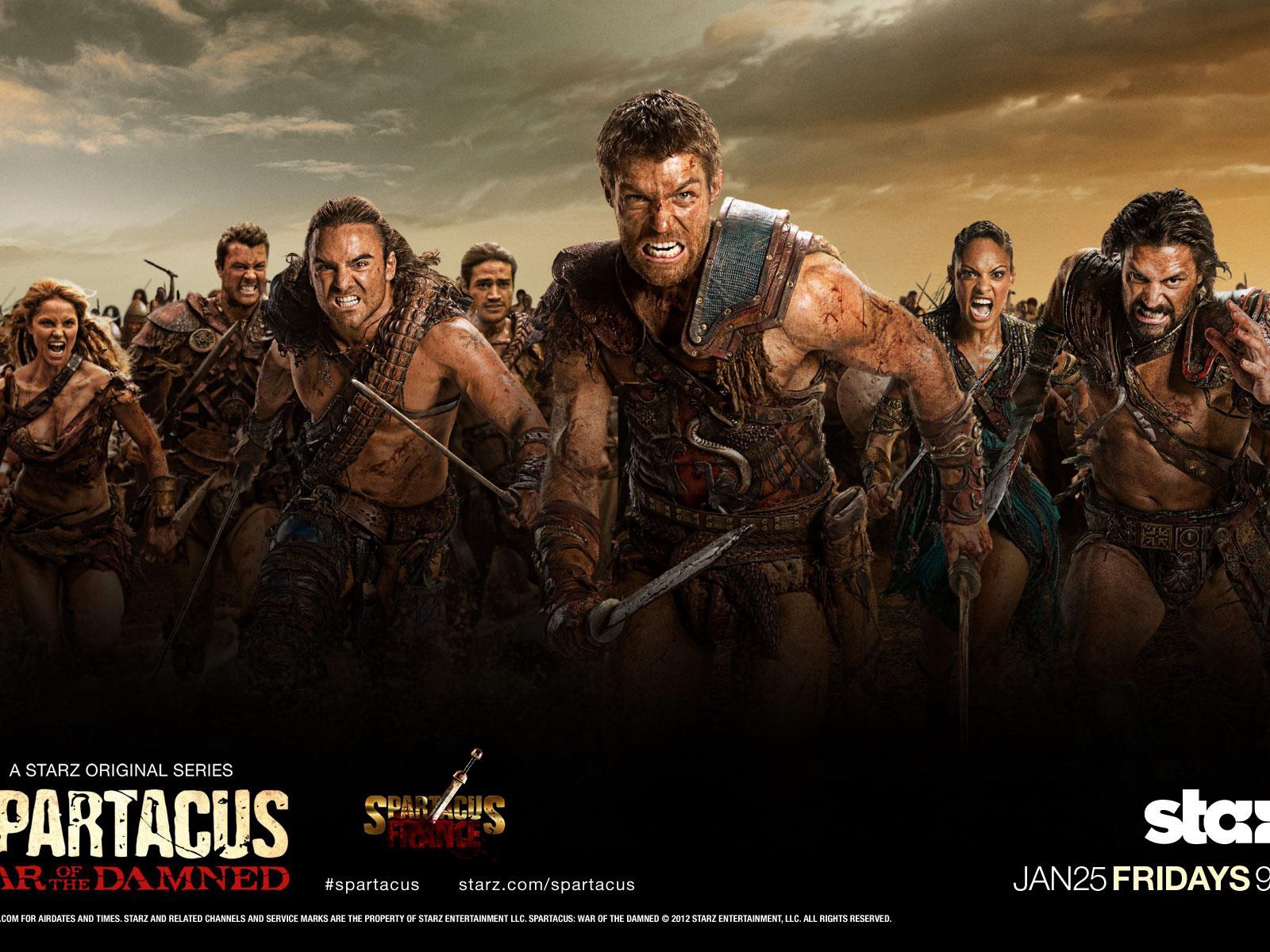 Spartacus: La Guerre des fonds d'écran HD Damned #1 - 1600x1200