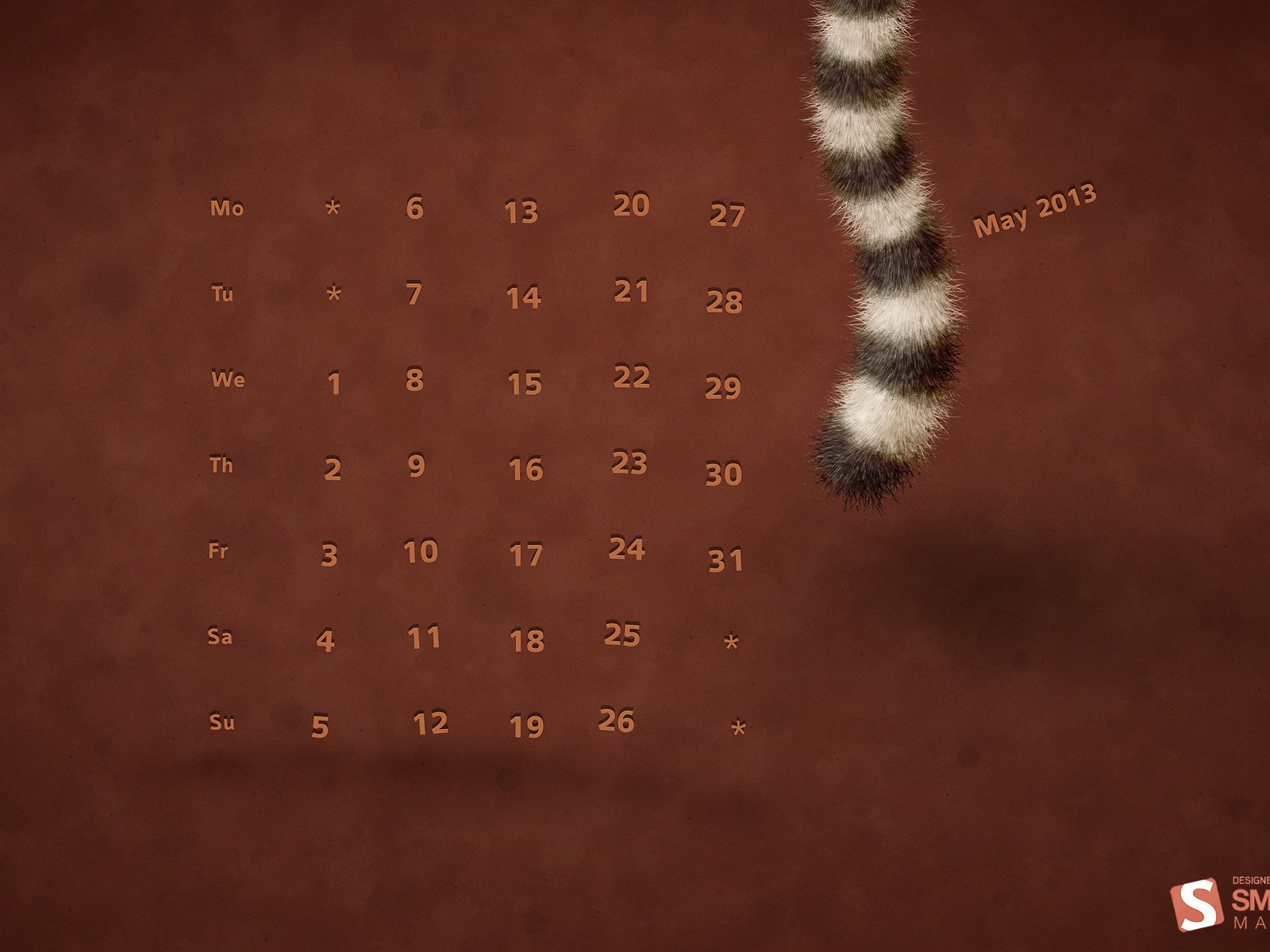2013年5月 月曆壁紙(二) #18 - 1600x1200