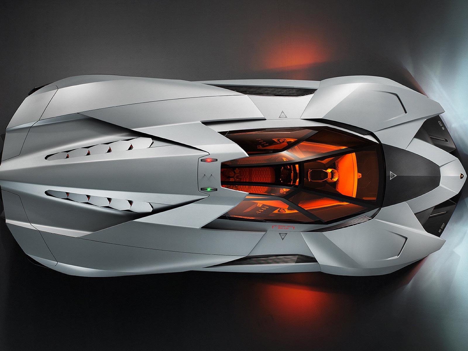 Lamborghini Egoista Concept supercar écran HD #2 - 1600x1200