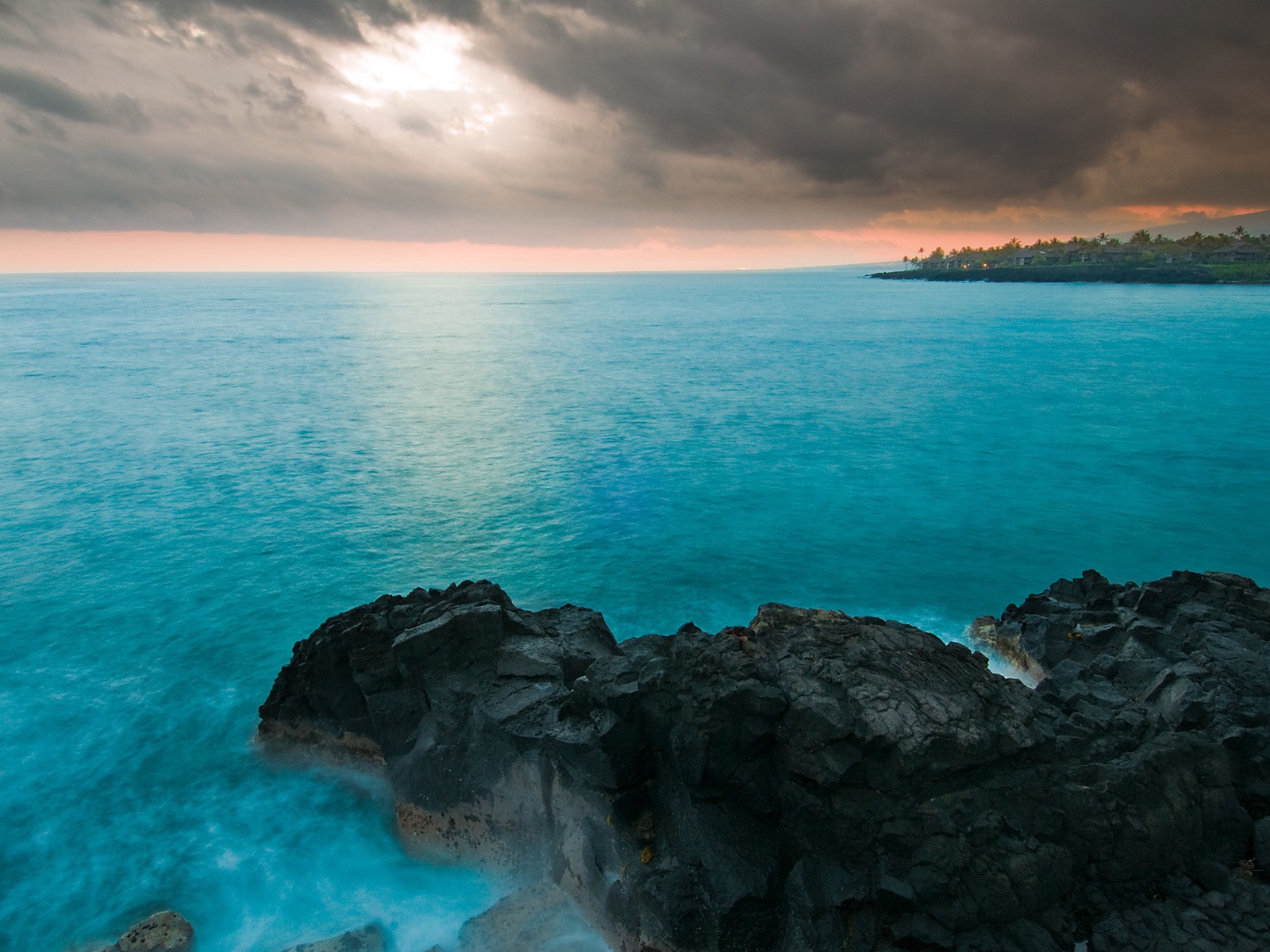 Blue sea coast landscape écran HD #15 - 1600x1200