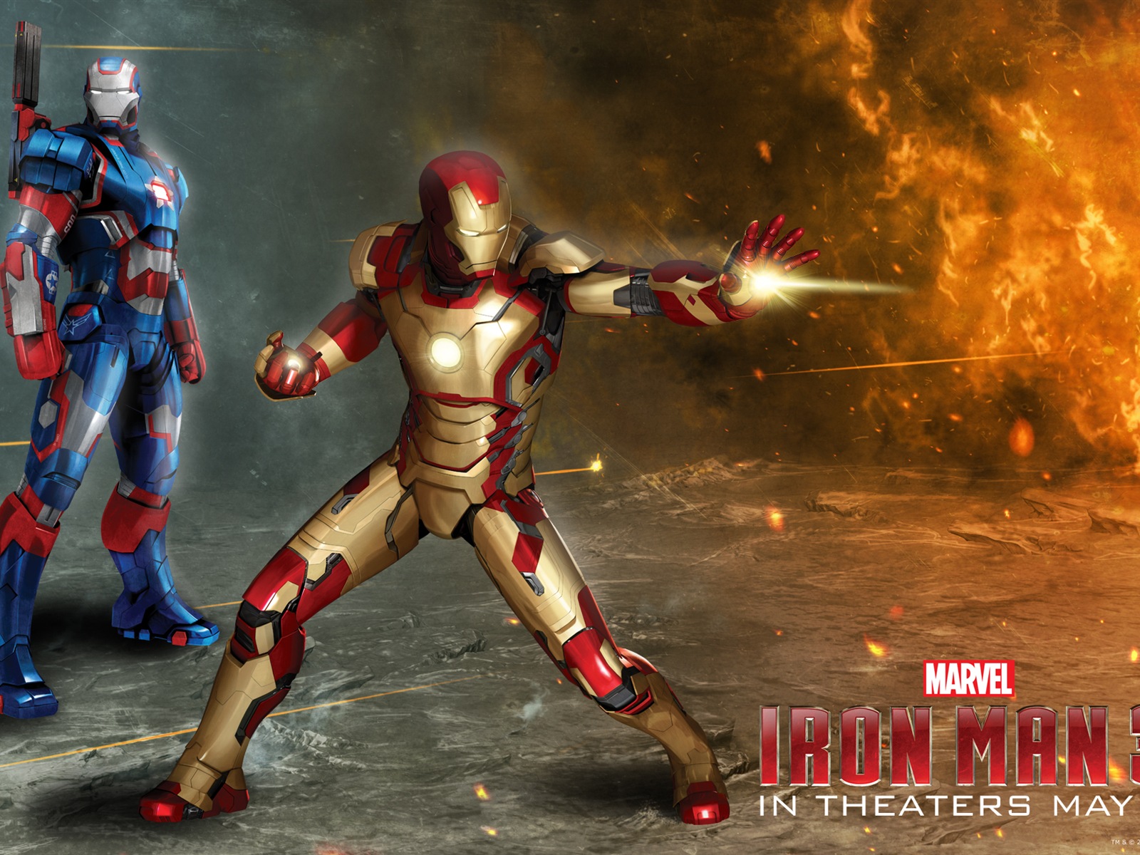 Iron Man 3 2013 鋼鐵俠3 最新高清壁紙 #7 - 1600x1200