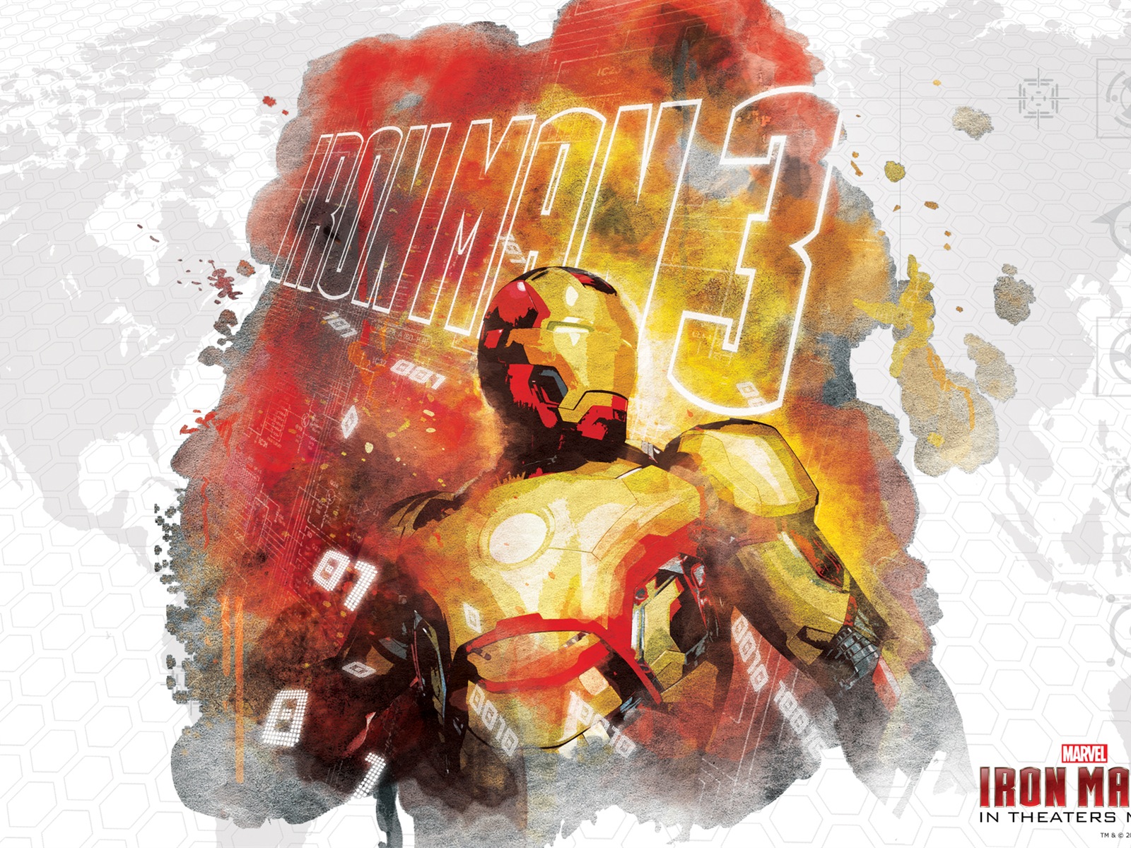 Iron Man 3 2013 鋼鐵俠3 最新高清壁紙 #10 - 1600x1200