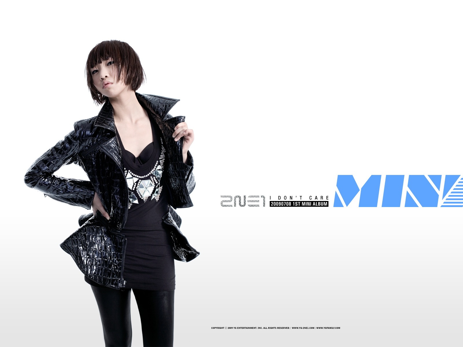 Korean music girls skupina 2NE1 HD tapety na plochu #9 - 1600x1200