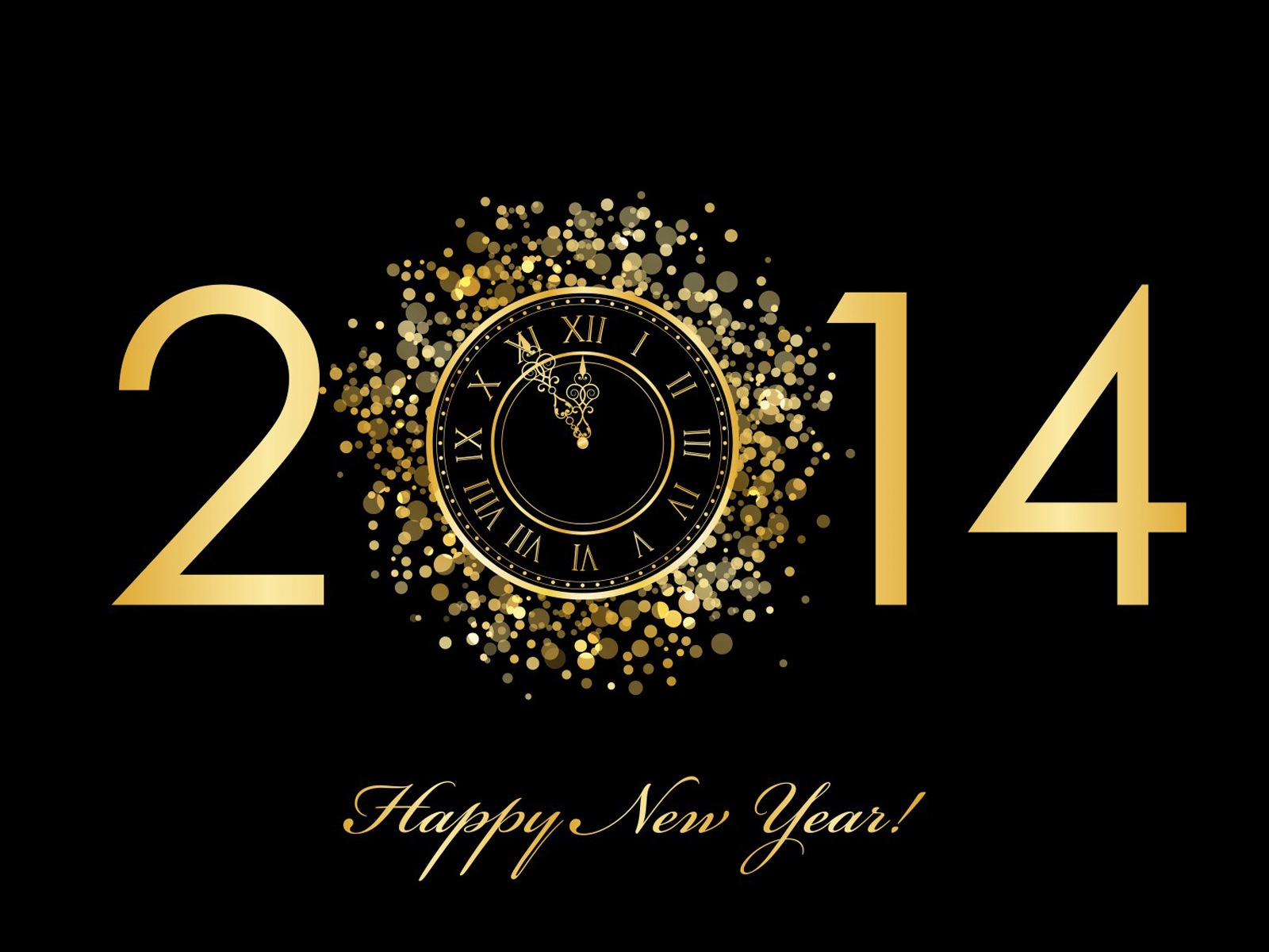 2014 New Year téma HD Tapety na plochu (1) #1 - 1600x1200