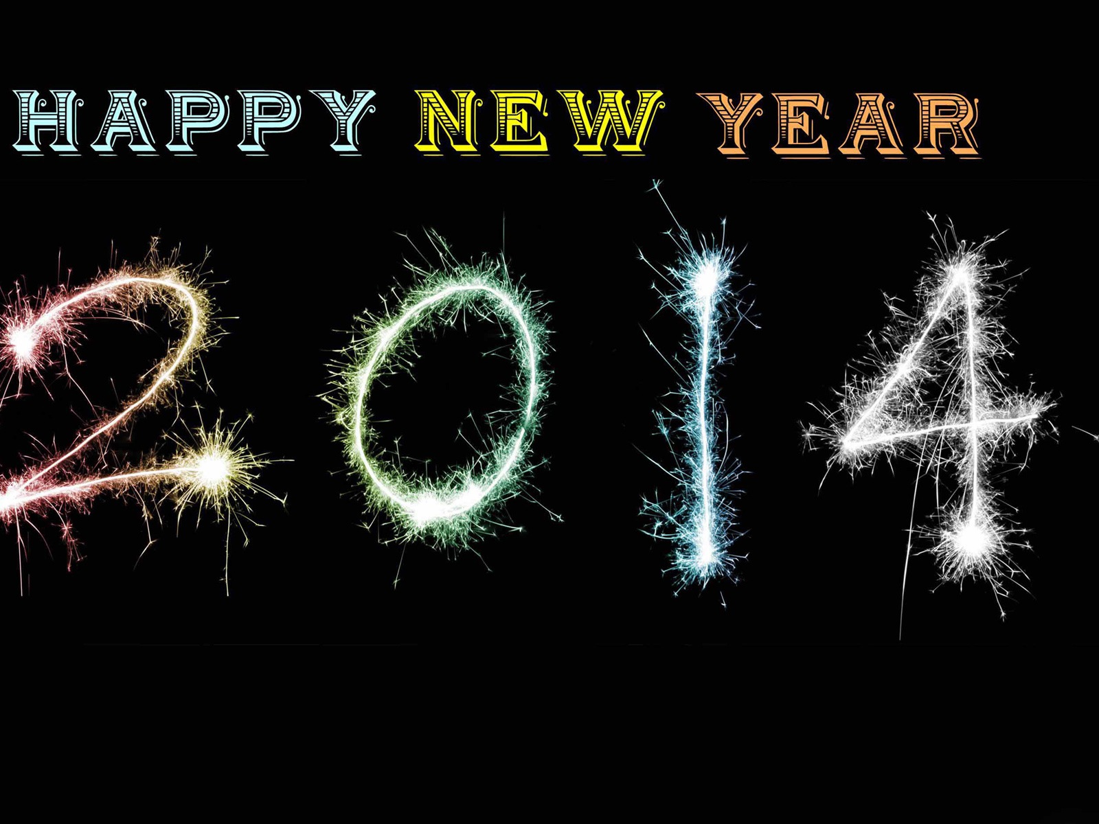 2014 New Year Theme HD Wallpapers (2) #12 - 1600x1200