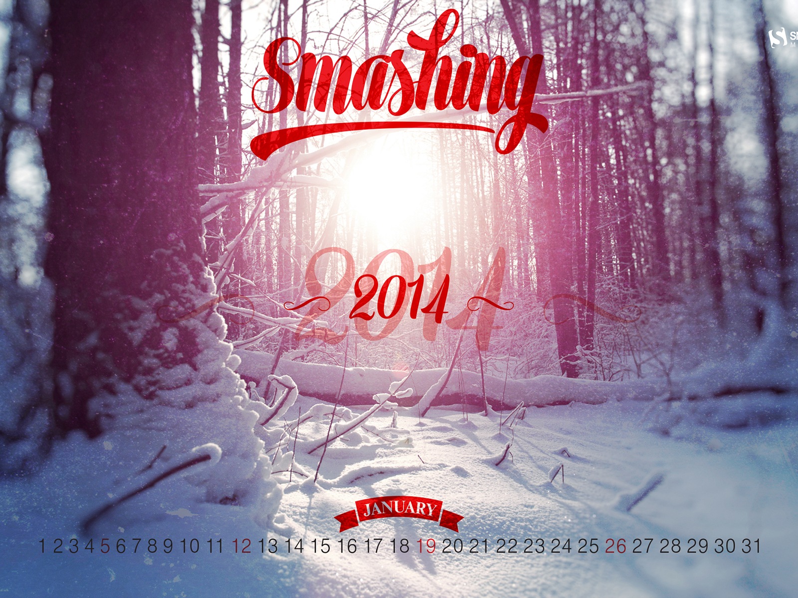 Januar 2014 Kalender Wallpaper (2) #11 - 1600x1200