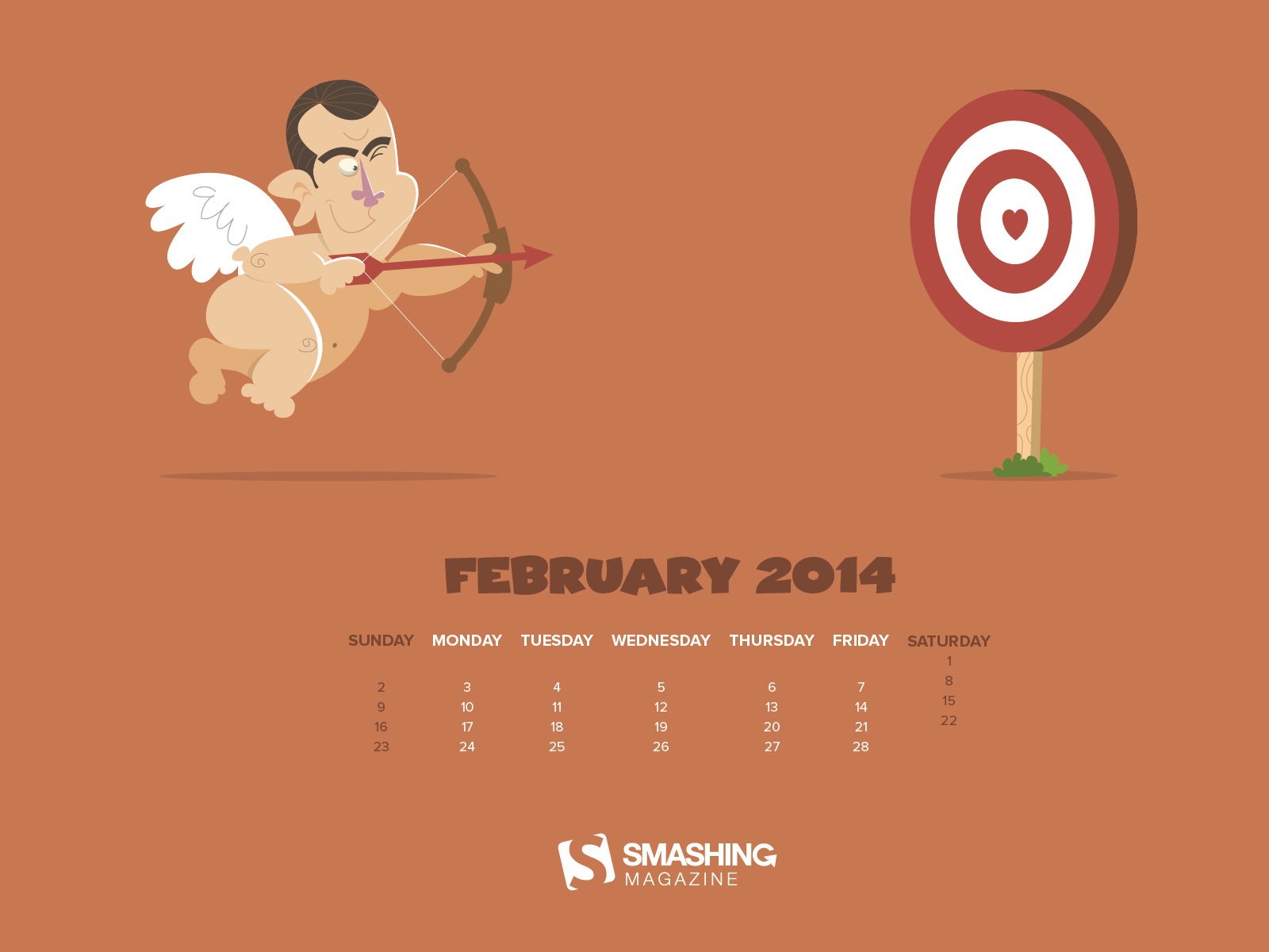 Februar 2014 Kalender Wallpaper (2) #17 - 1600x1200