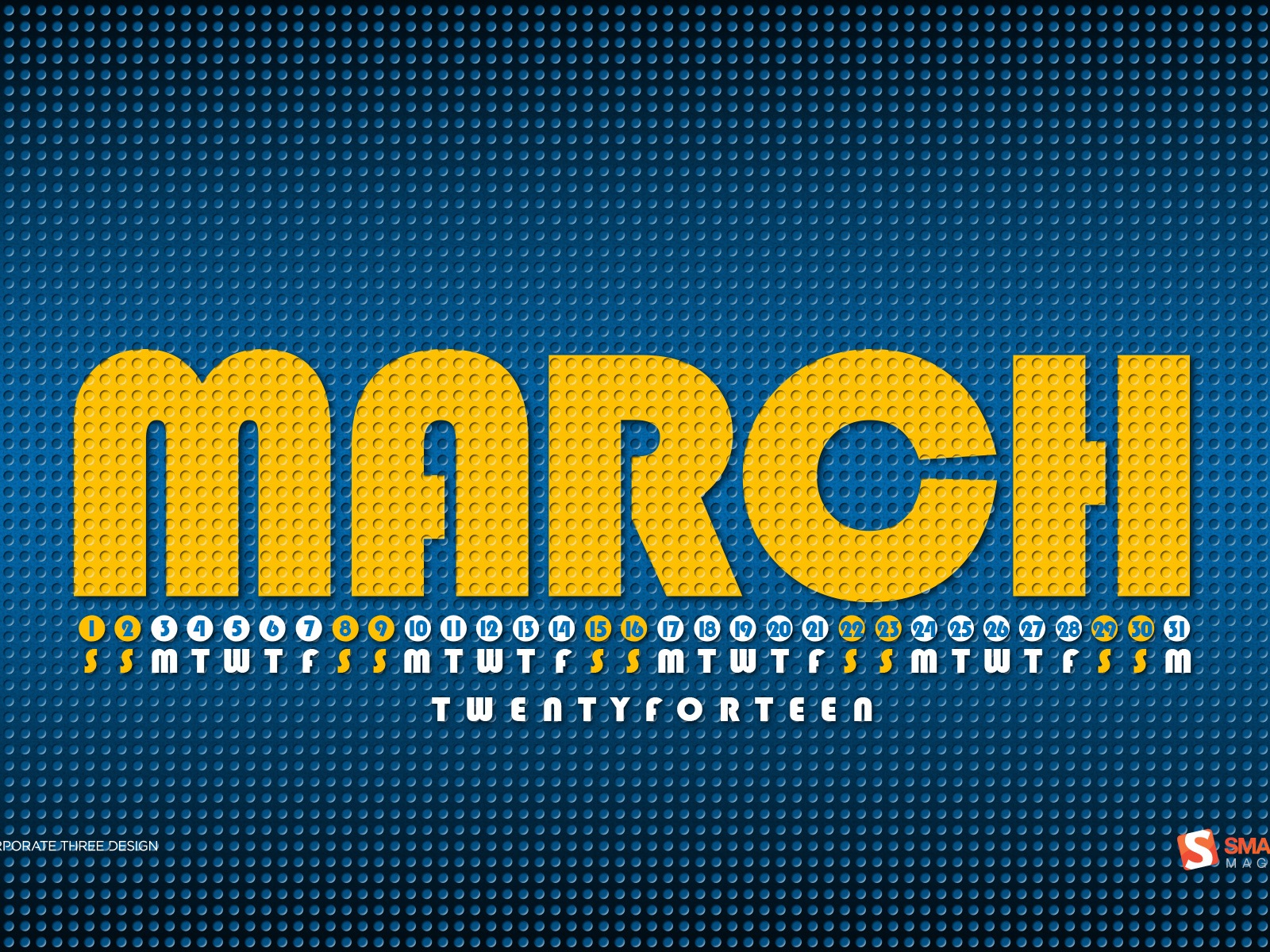 March 2014 calendar wallpaper (2) #1 - 1600x1200