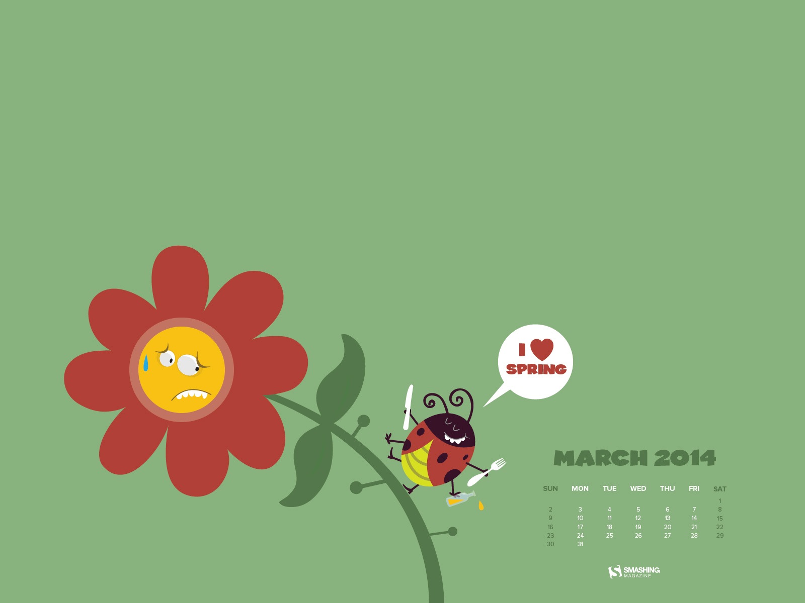 2014年3月 月曆壁紙(二) #20 - 1600x1200