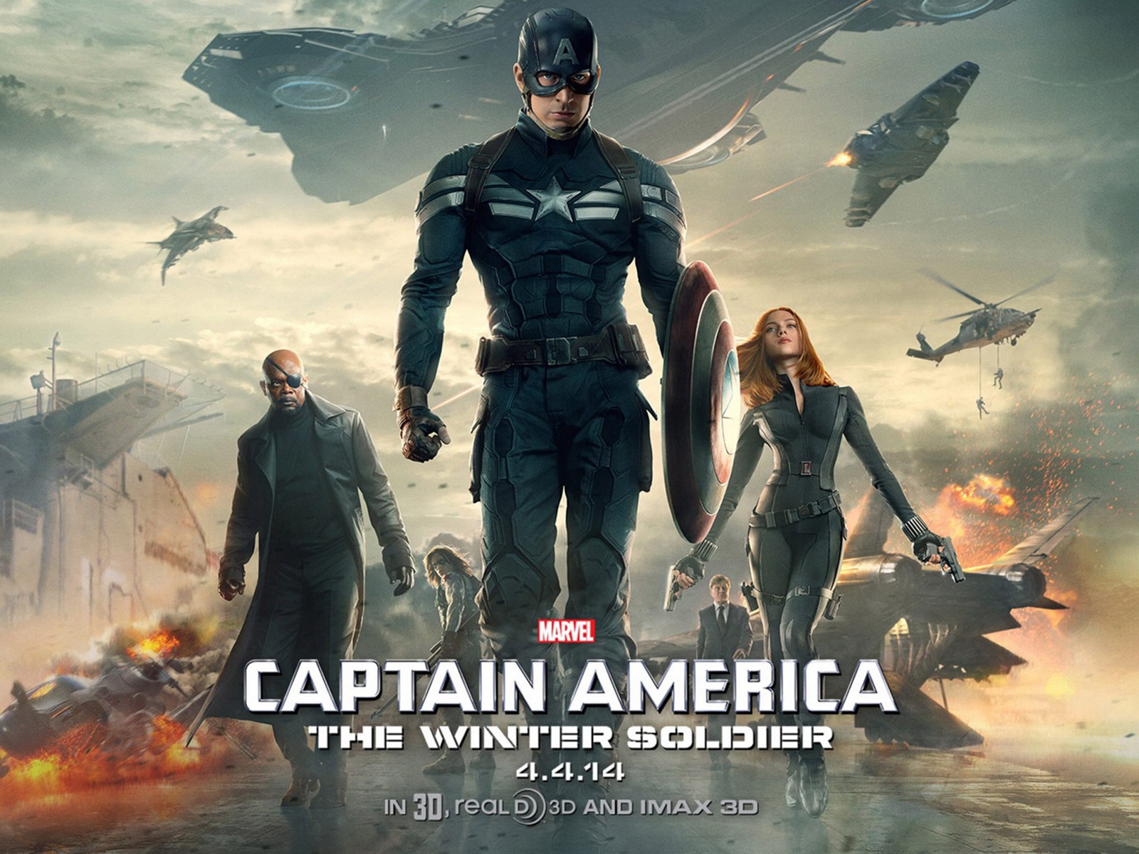 Captain America: fonds d'écran Le Winter Soldier HD #1 - 1600x1200