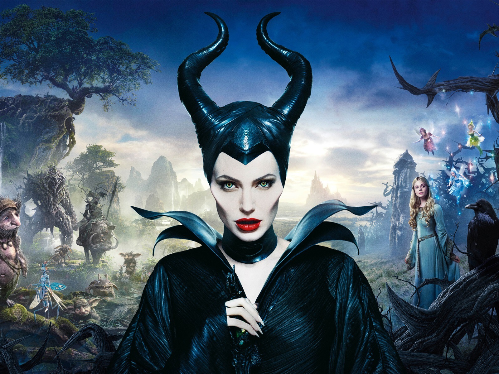 Maleficent 黑魔女：沉睡魔咒2014 高清電影壁紙 #6 - 1600x1200
