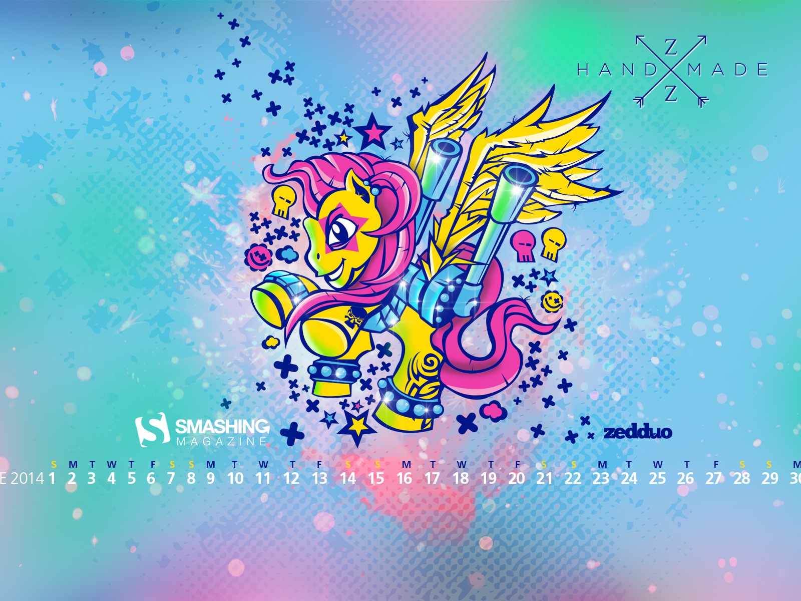 2014年6月 月曆壁紙(一) #20 - 1600x1200