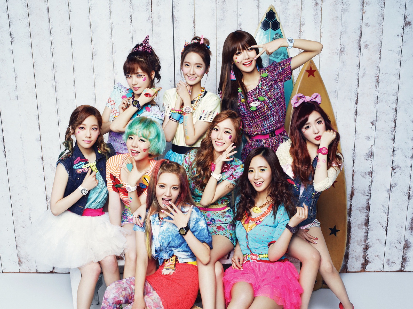 少女时代 Casio Kiss Me Baby-G 壁纸专辑1 - 1600x1200