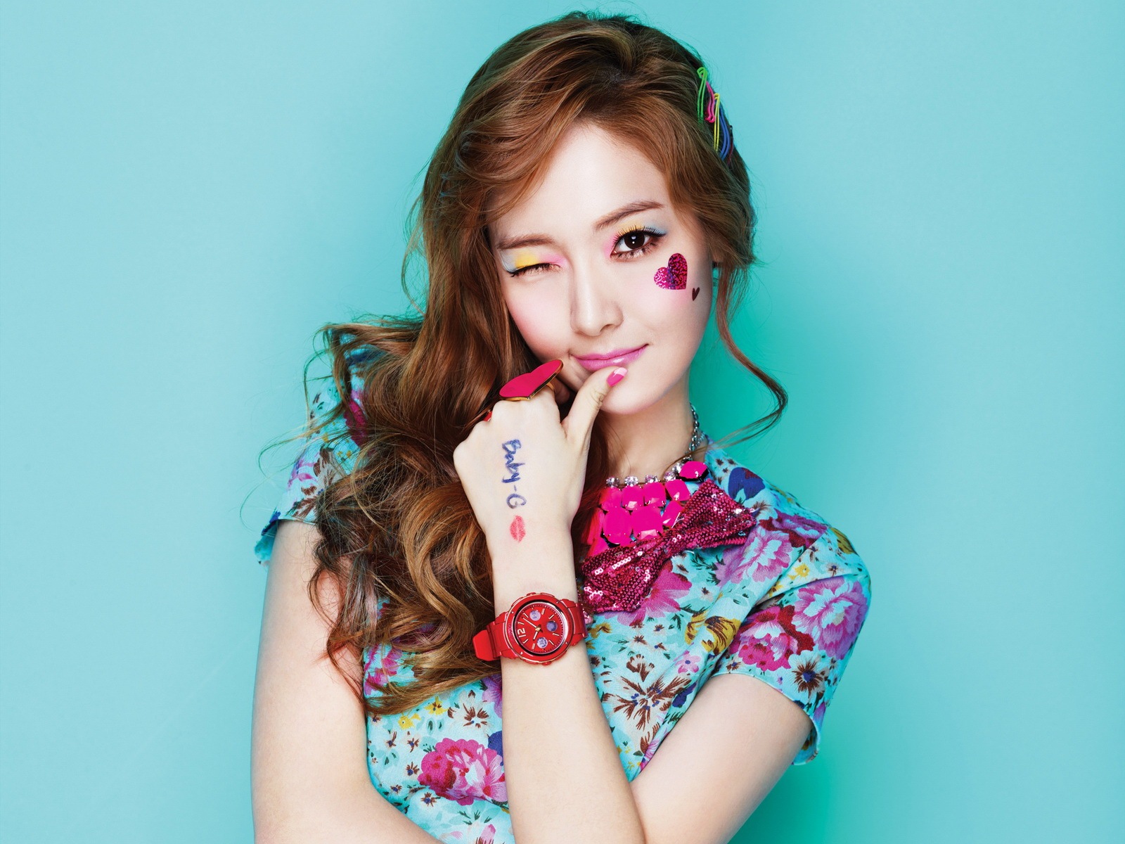 少女时代 Casio Kiss Me Baby-G 壁纸专辑5 - 1600x1200