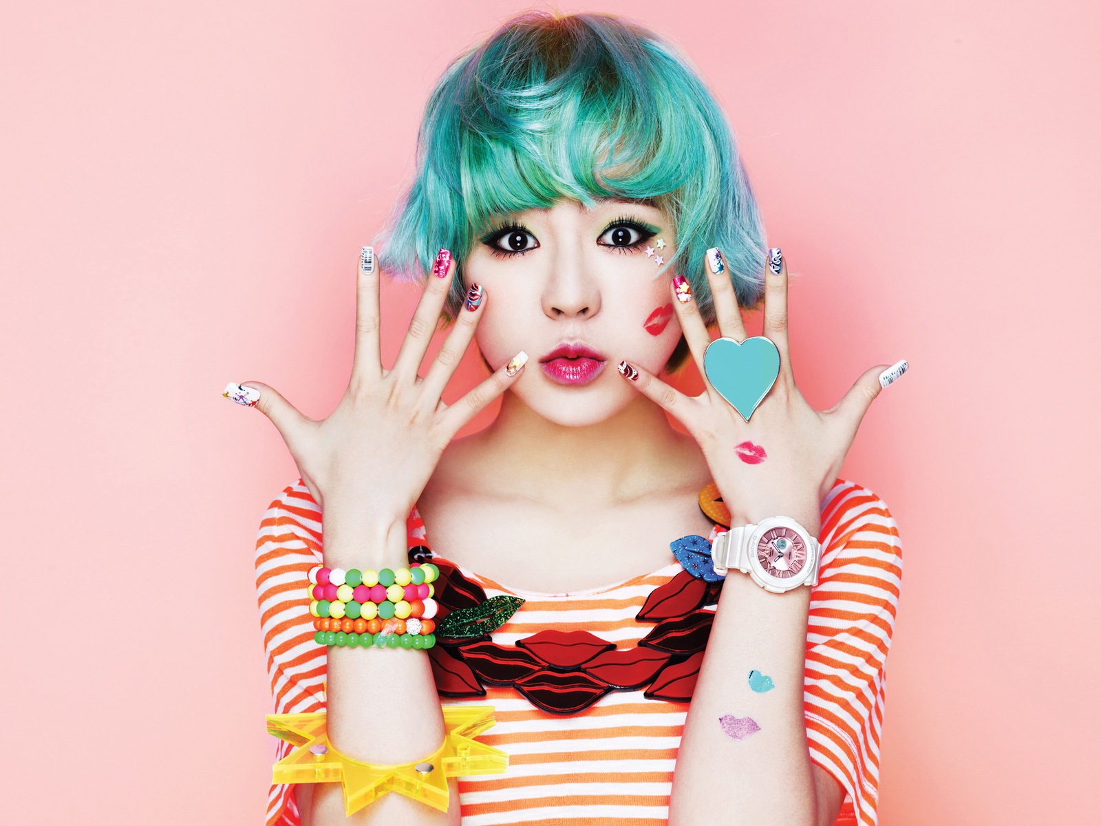 Girls Generation SNSD Casio Kiss Me Baby-G tapety #6 - 1600x1200