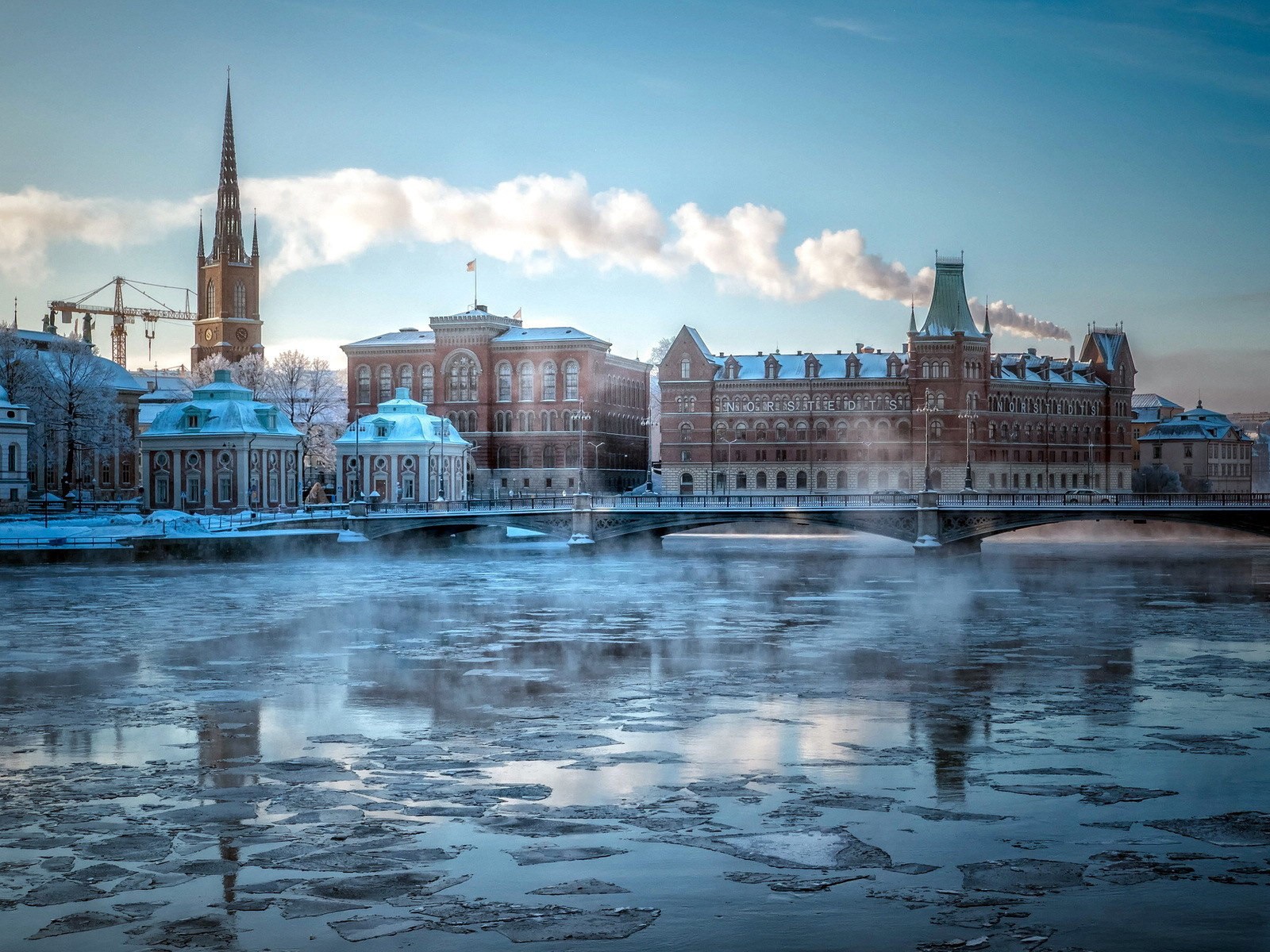 Stockholm, Suède, le fond d'écran paysage de la ville #4 - 1600x1200