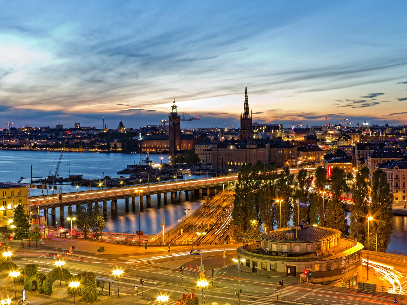 Stockholm, Suède, le fond d'écran paysage de la ville #5 - 1600x1200
