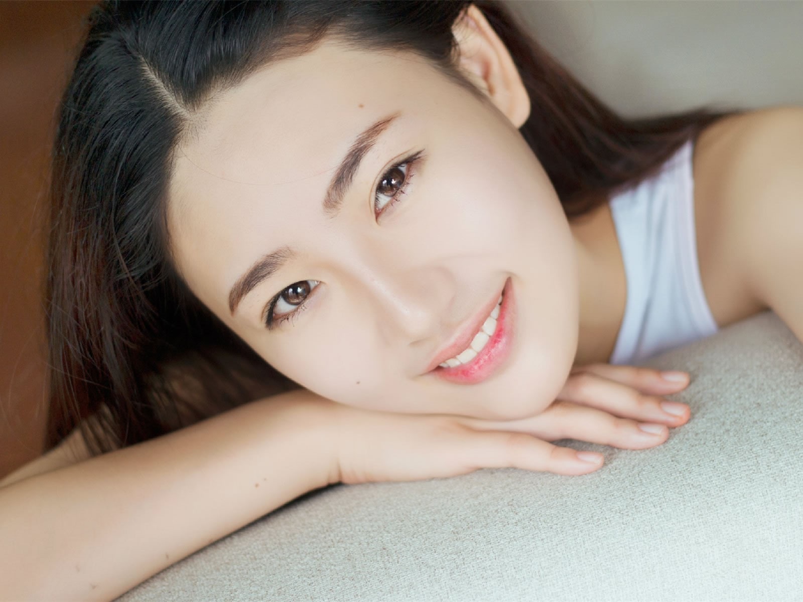 Čisté a krásné asijské dívky HD tapety na plochu #15 - 1600x1200