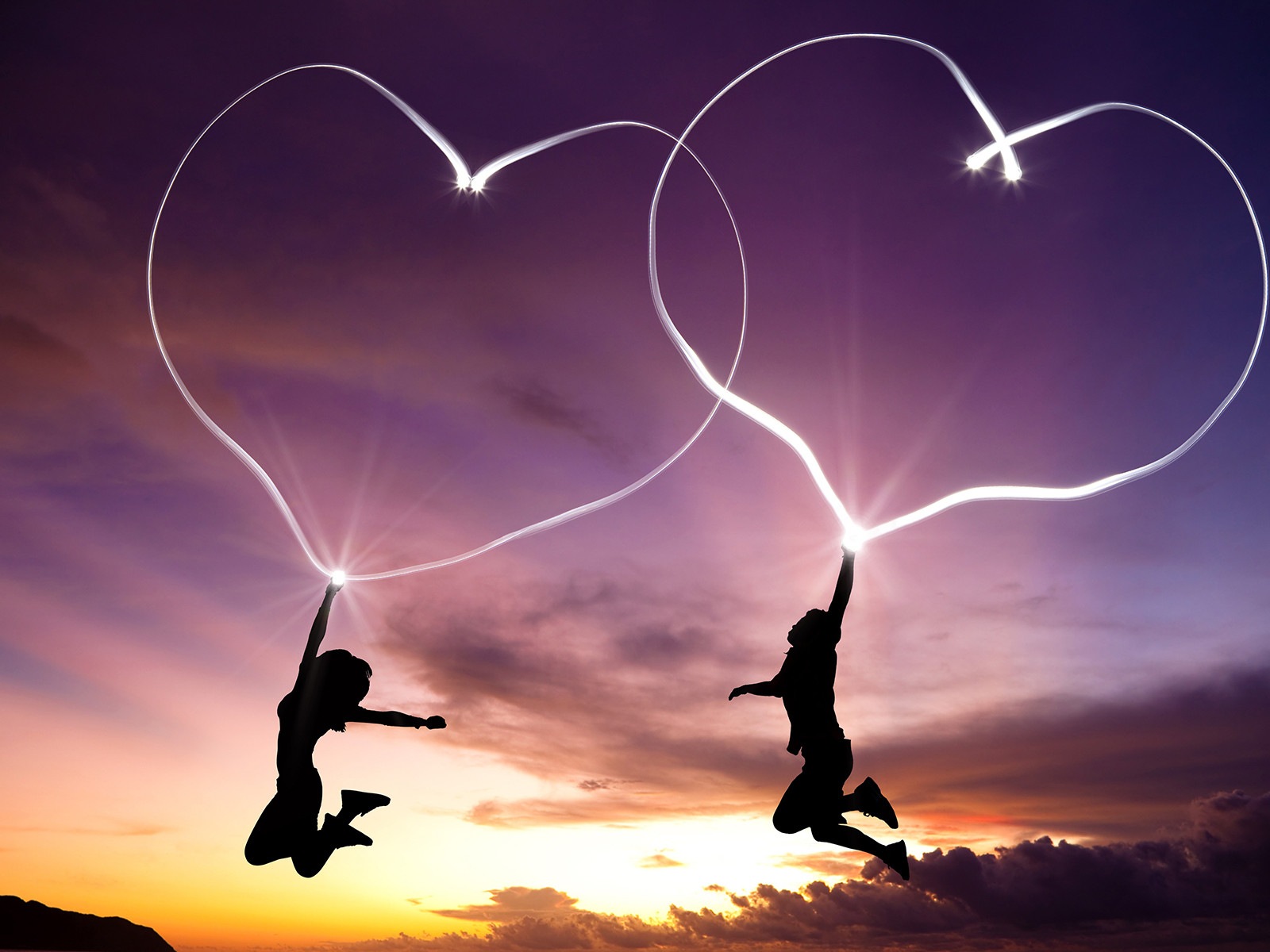 The theme of love, creative heart-shaped HD wallpapers #14 - 1600x1200