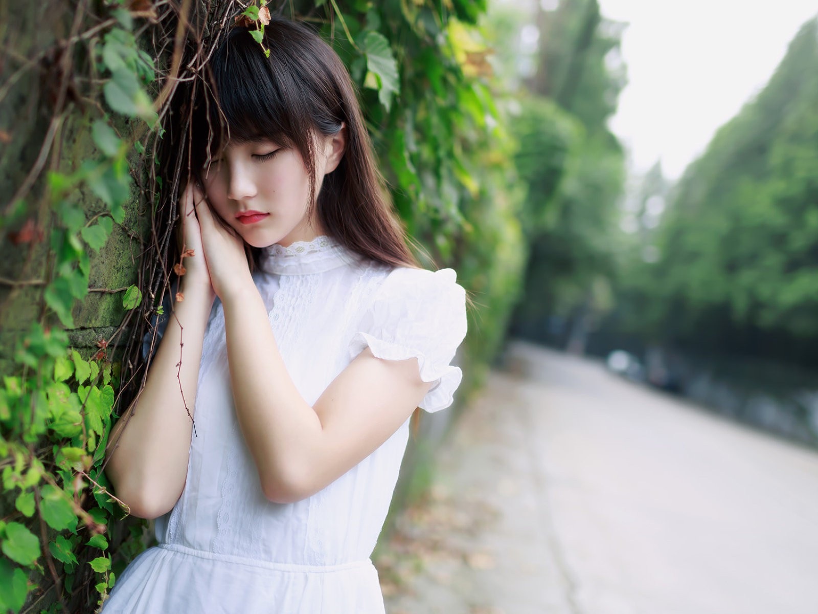 清純養眼的東方女孩 高清壁紙 #3 - 1600x1200