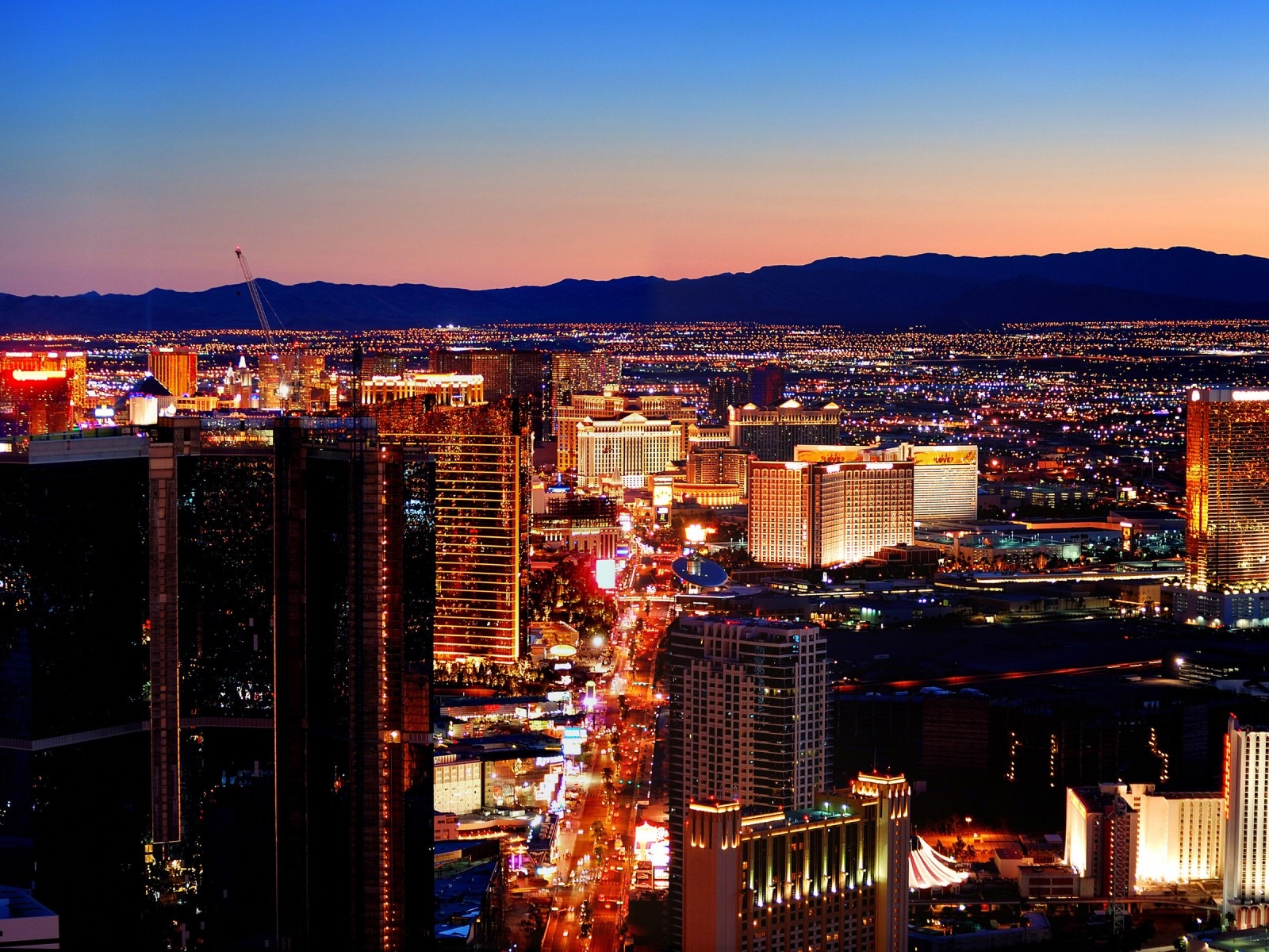 Beautiful night in Las Vegas HD wallpapers #12 - 1600x1200