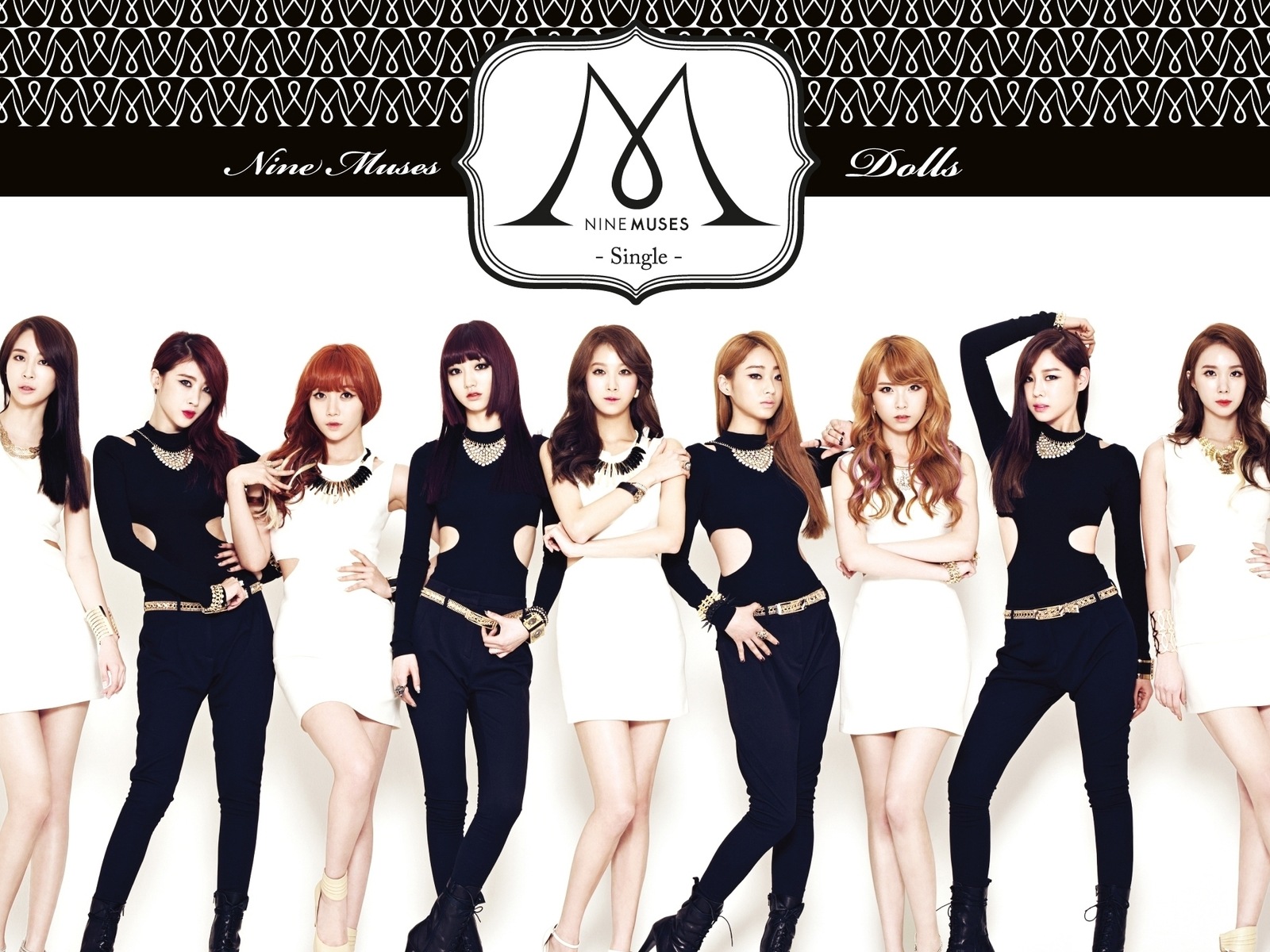 Korean Girl skupina Nine Múzy HD tapety na plochu #15 - 1600x1200