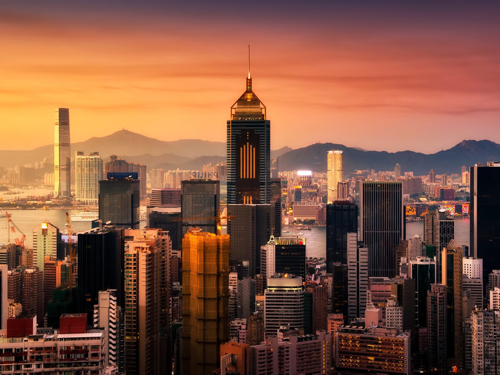 Hong Kong's urban landscape beautiful HD wallpapers #7 - 1600x1200
