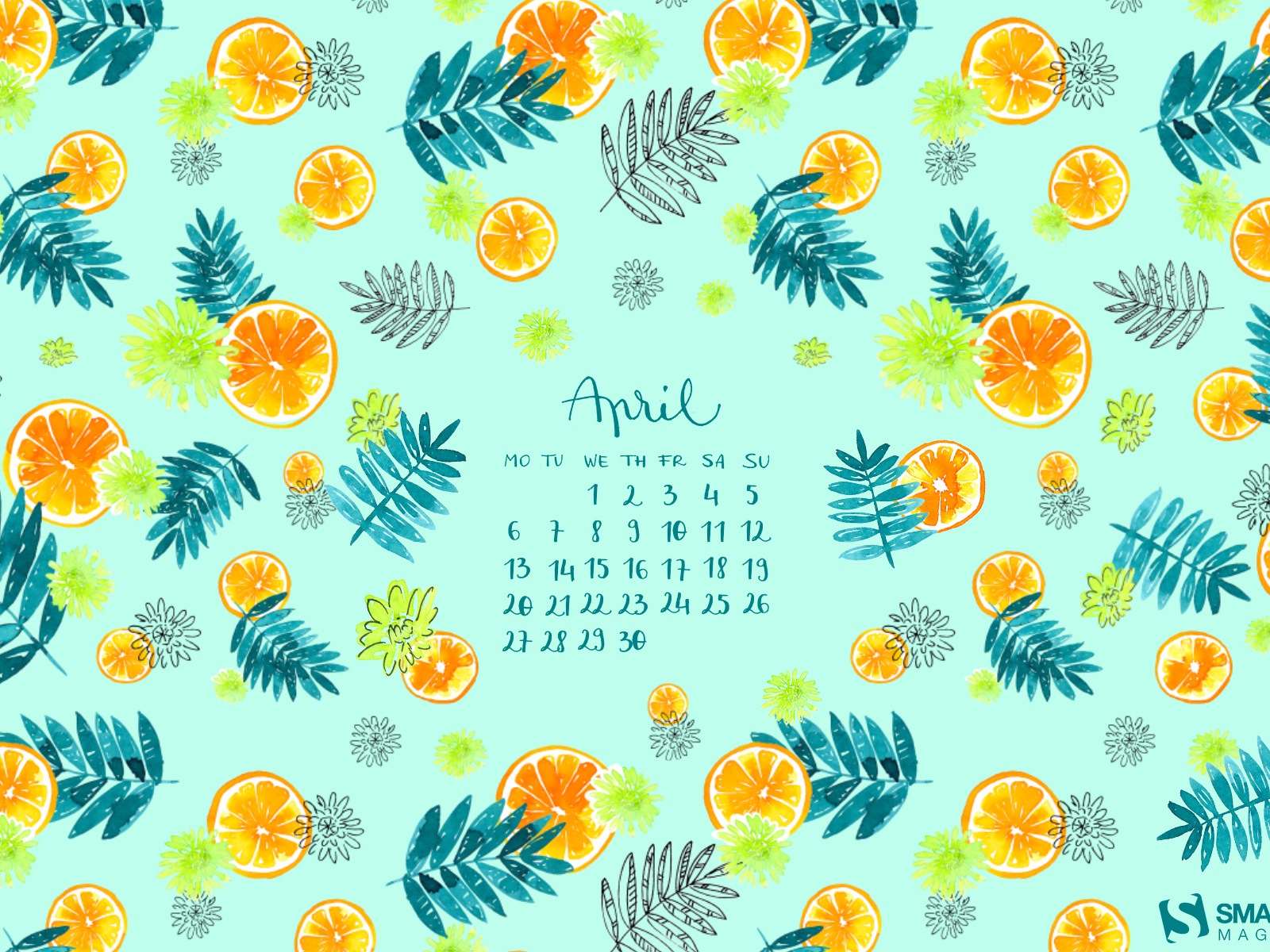 April 2015 Kalender Wallpaper (1) #9 - 1600x1200