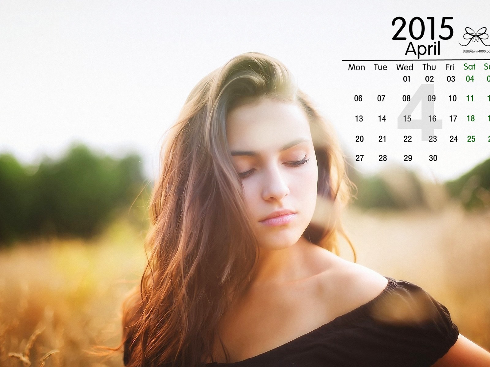 Dubna 2015 kalendář tapety (2) #8 - 1600x1200