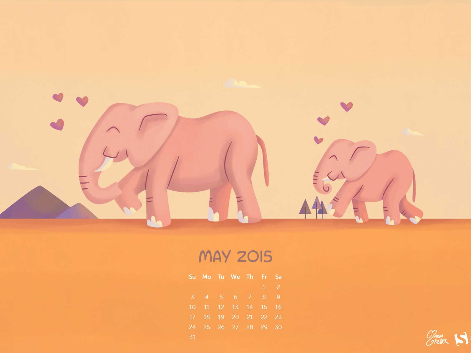 05. 2015 kalendář tapety (2) #20 - 1600x1200