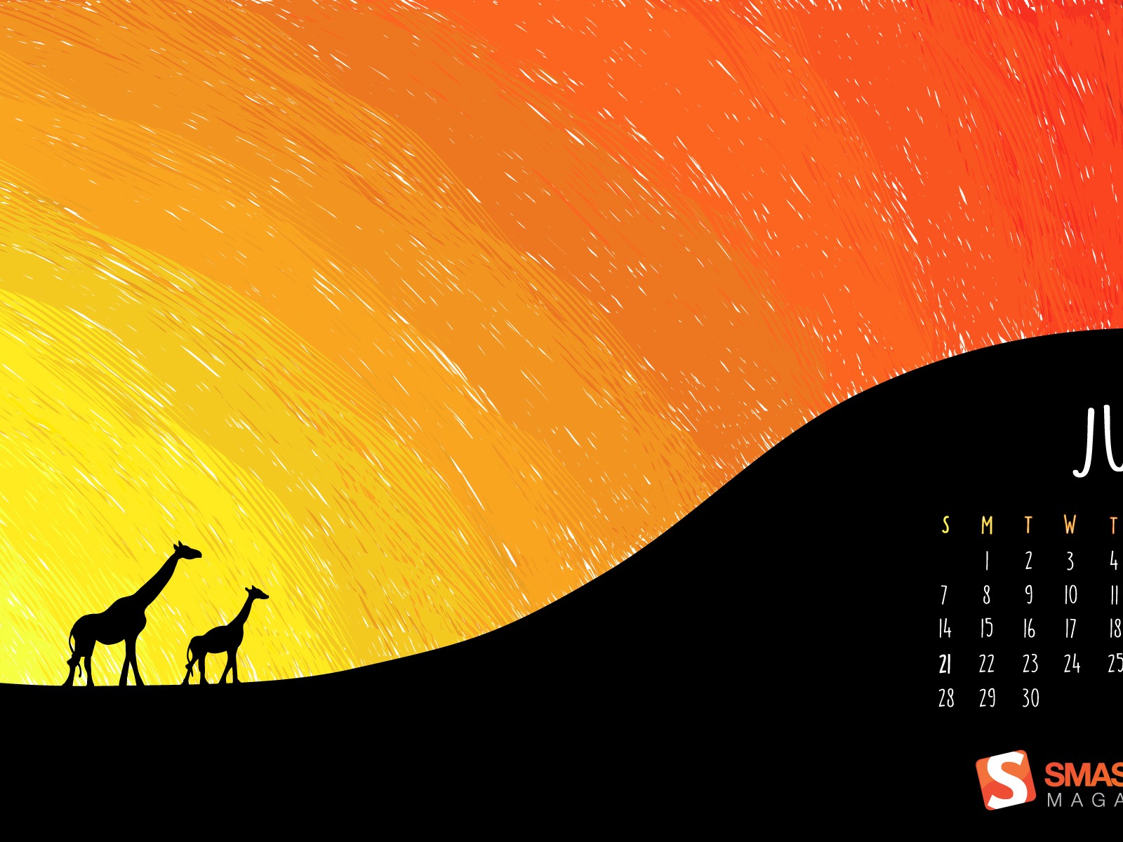 2015年6月 月曆壁紙(二) #20 - 1600x1200