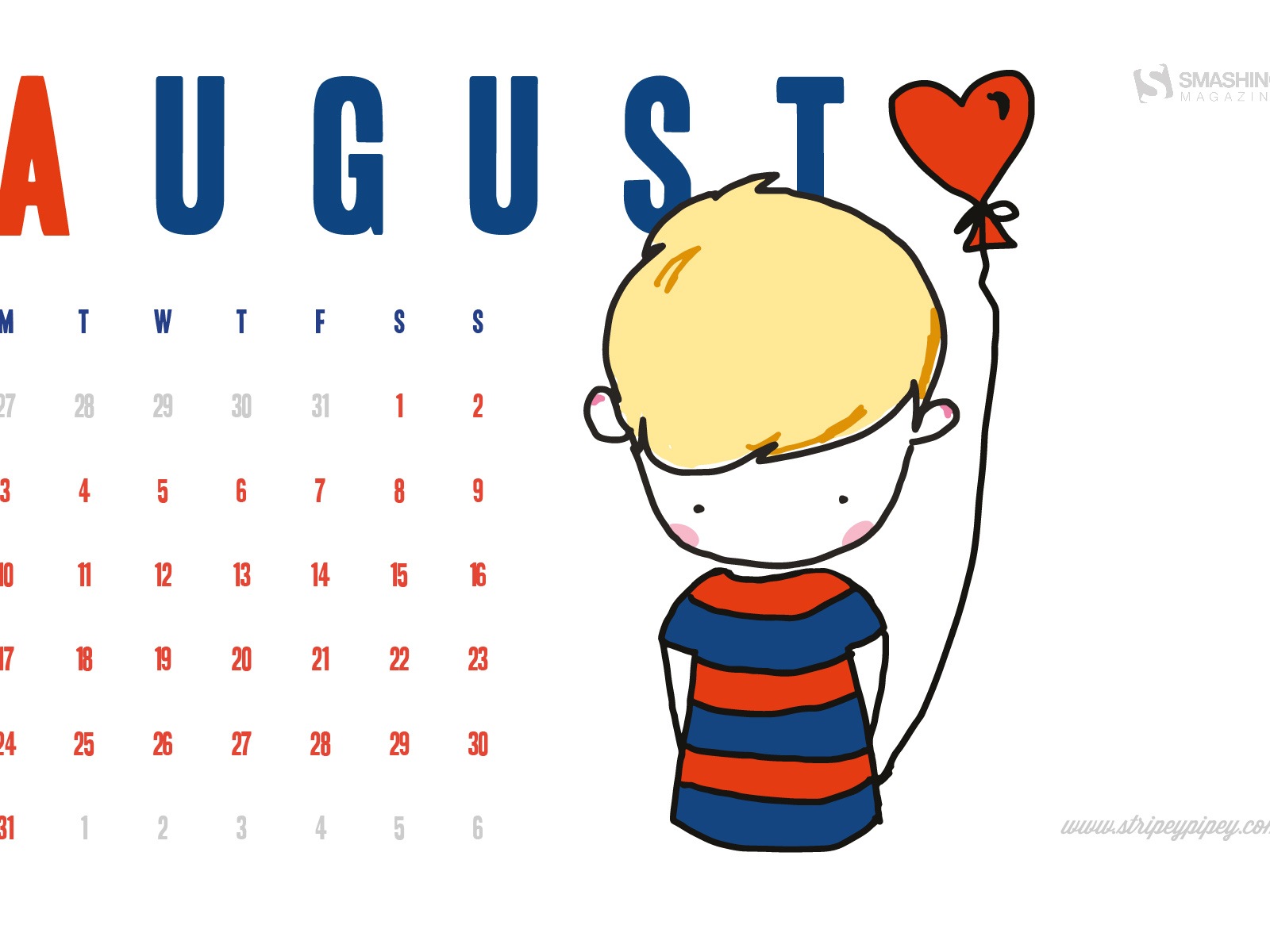 August 2015 calendar wallpaper (2) #10 - 1600x1200